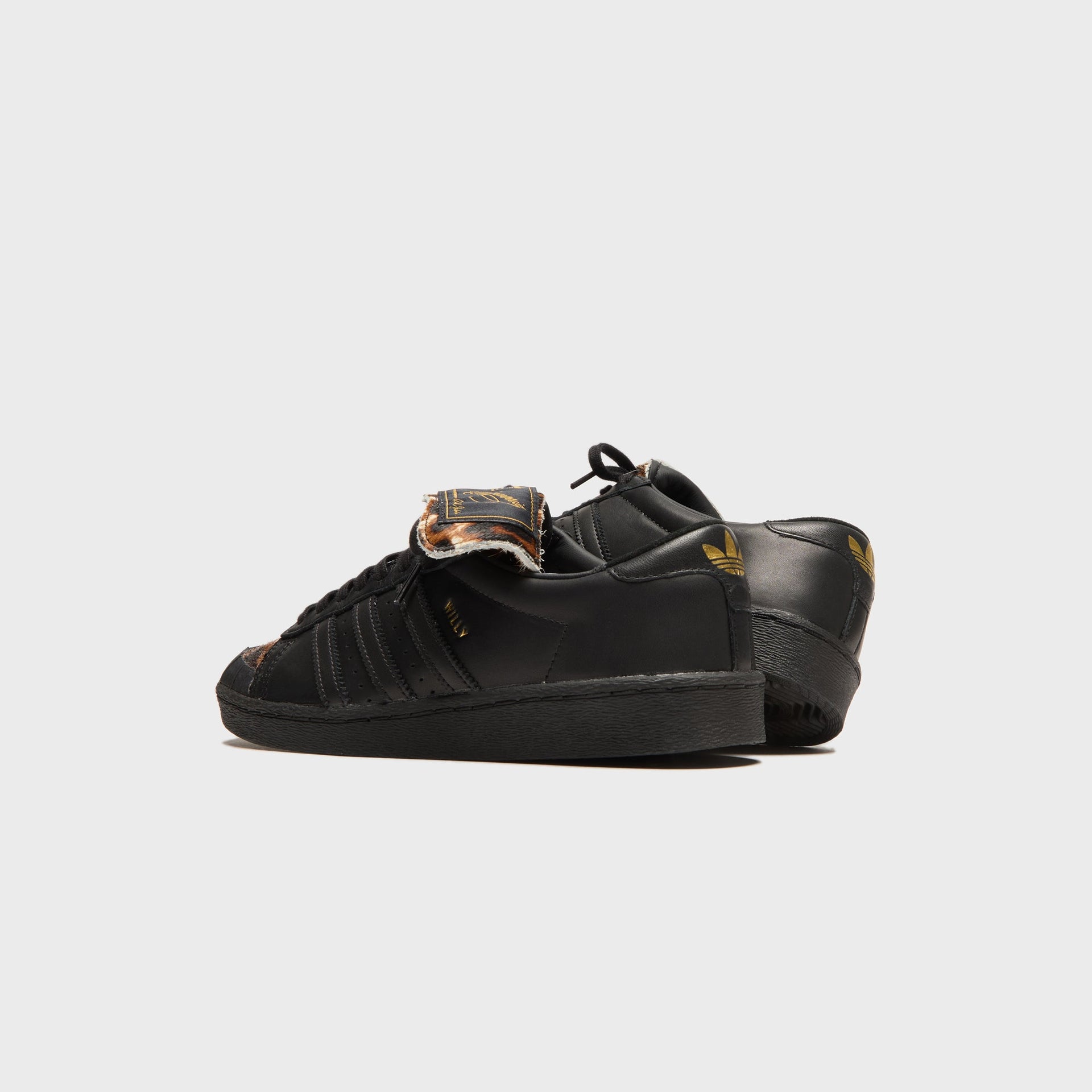adidas x Willy Chavarria Jabbar Low - Core Black / Core Black / Leopard Print