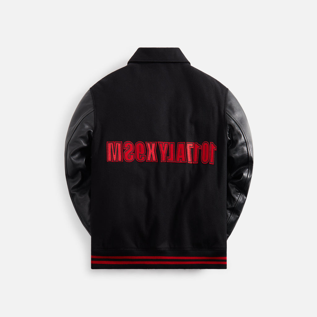 1017 ALYX 9SM Logo Varsity Jacket - Black – Kith