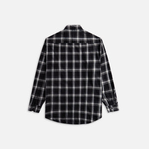 1017 ALYX 9SM Stud Embellished Plaid Long Sleeves Shirt quilted - Black