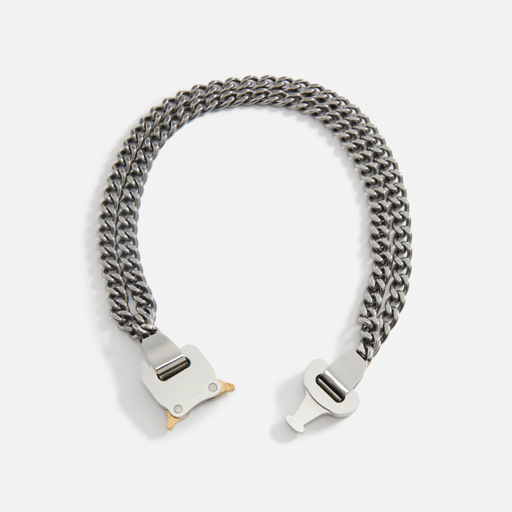 1017 Alyx 9SM 2X Chain Buckle Necklace - Silver – Kith
