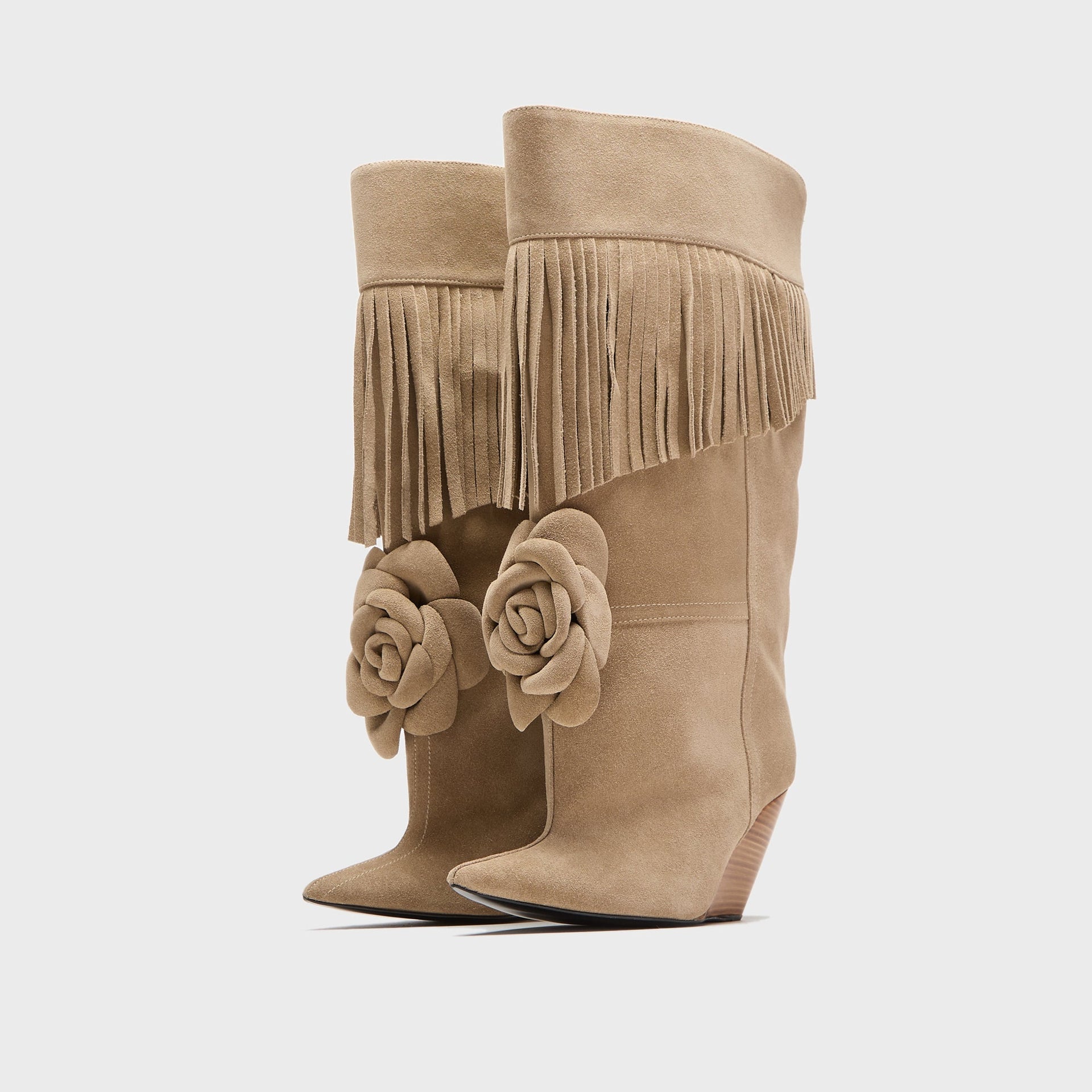 Abra Rose Boot - Beige