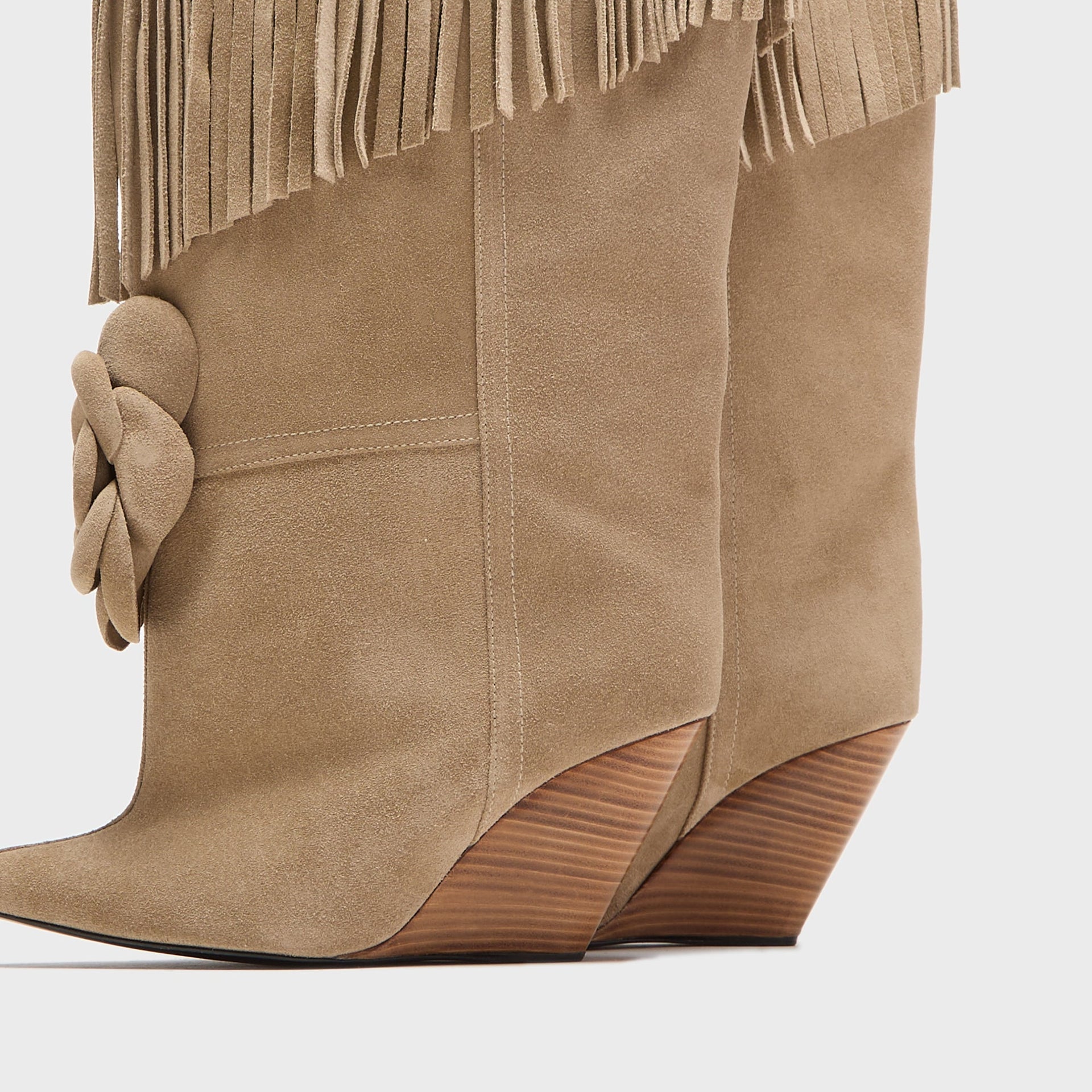 Abra Rose Boot - Beige
