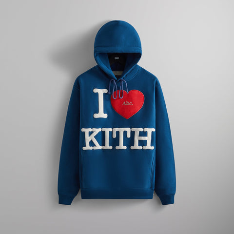 kith box logo hoodie Navy M