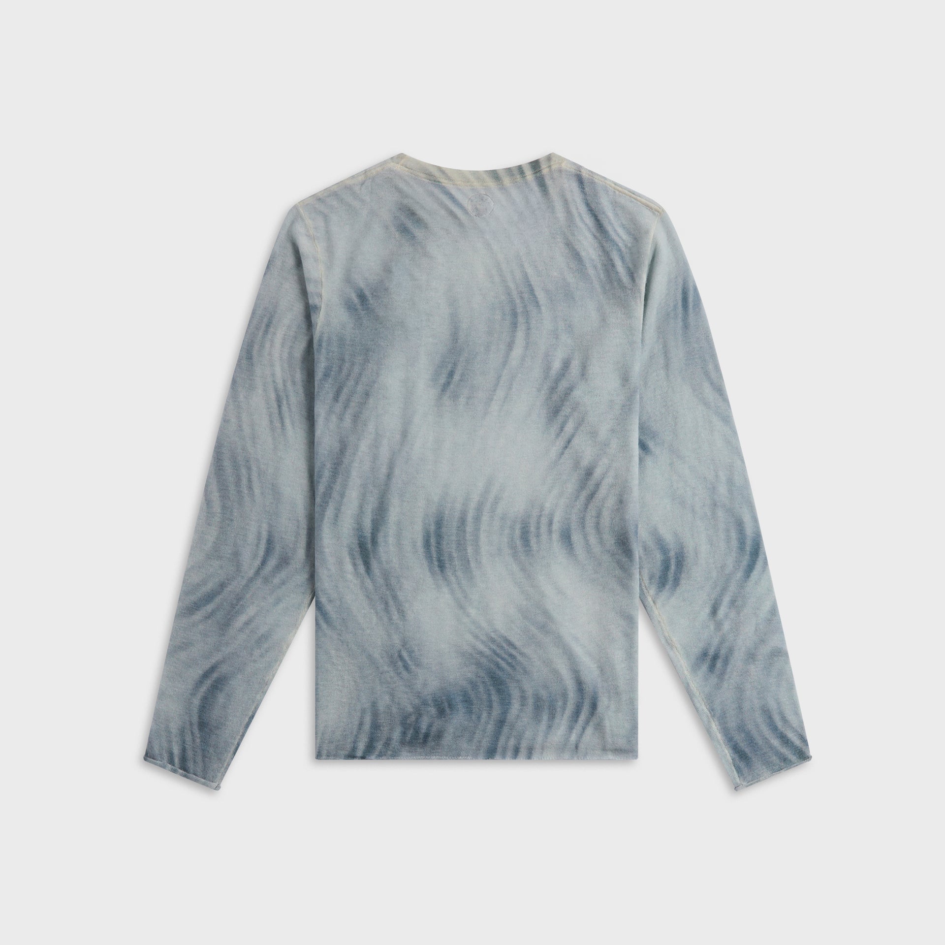 Adrian Cashmere Kenny Long Sleeve Cashmere Sweater - Grey