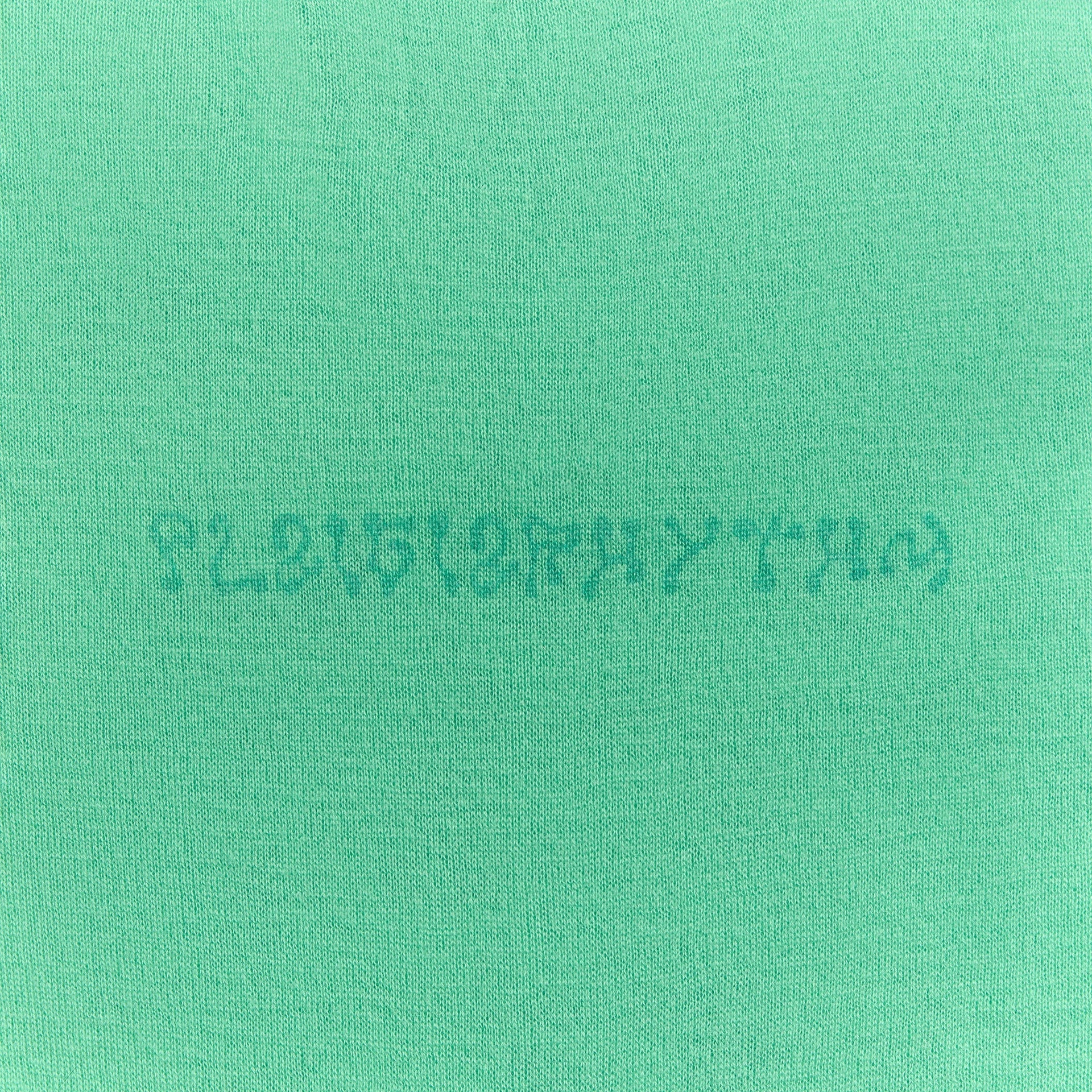 Adrian Cashmere Plagiarhythm Long Sleeve Sweater - Green