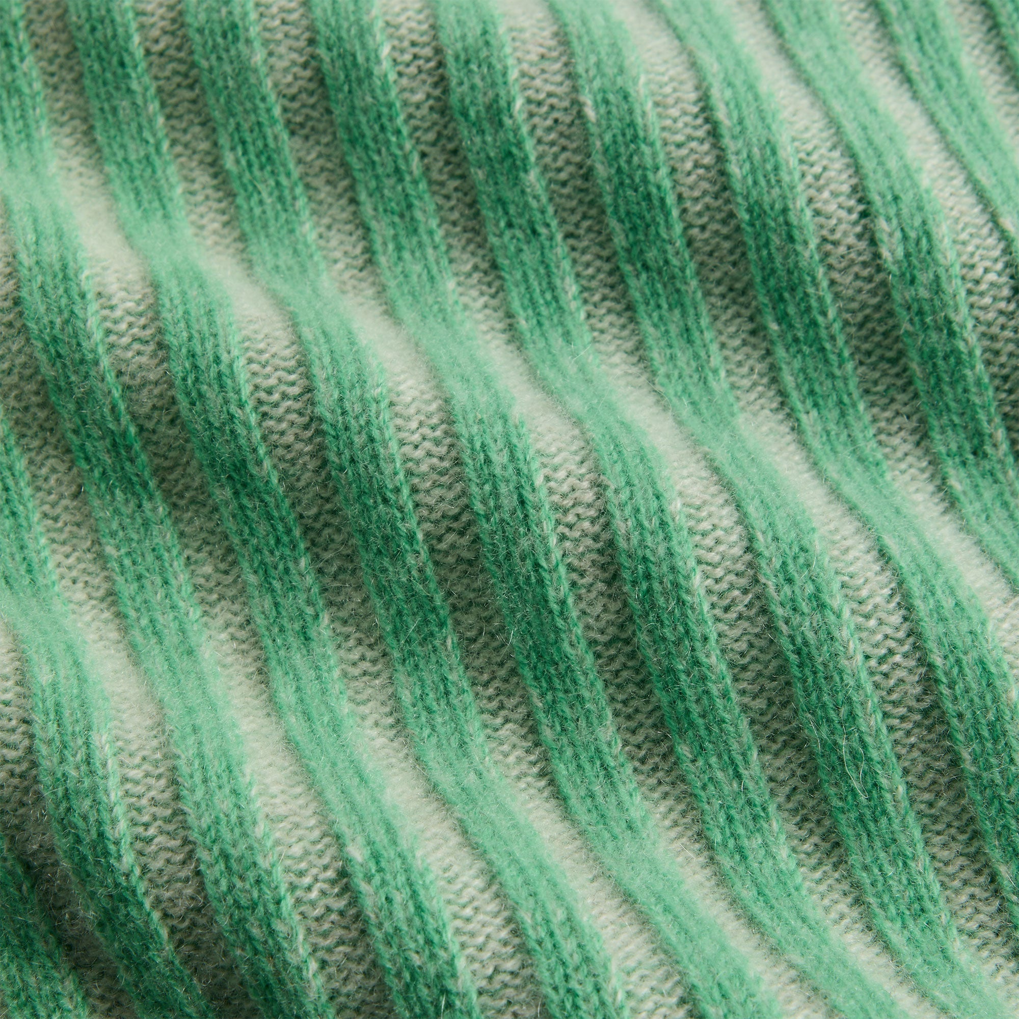 Adrian Cashmere Sugar Snap Full Zip Sweater - Green – Kith