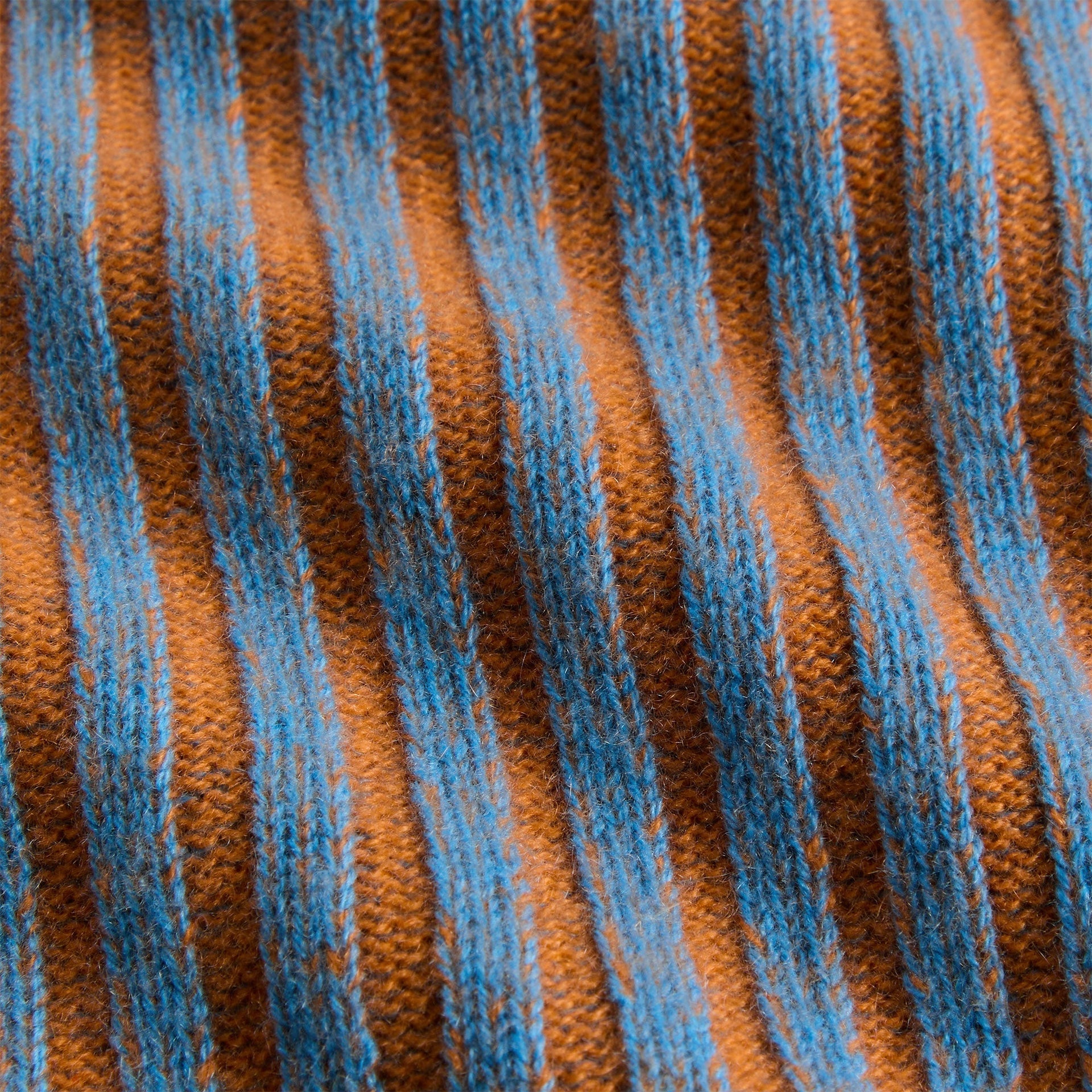 ADRIAN CASHMERE Court Full Zip Sweater - Orange