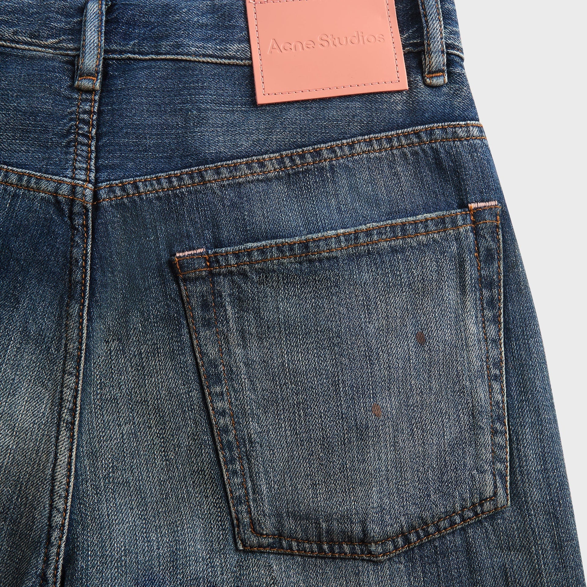 Acne Studios 2021M Regular Fit Jeans - Mid Blue