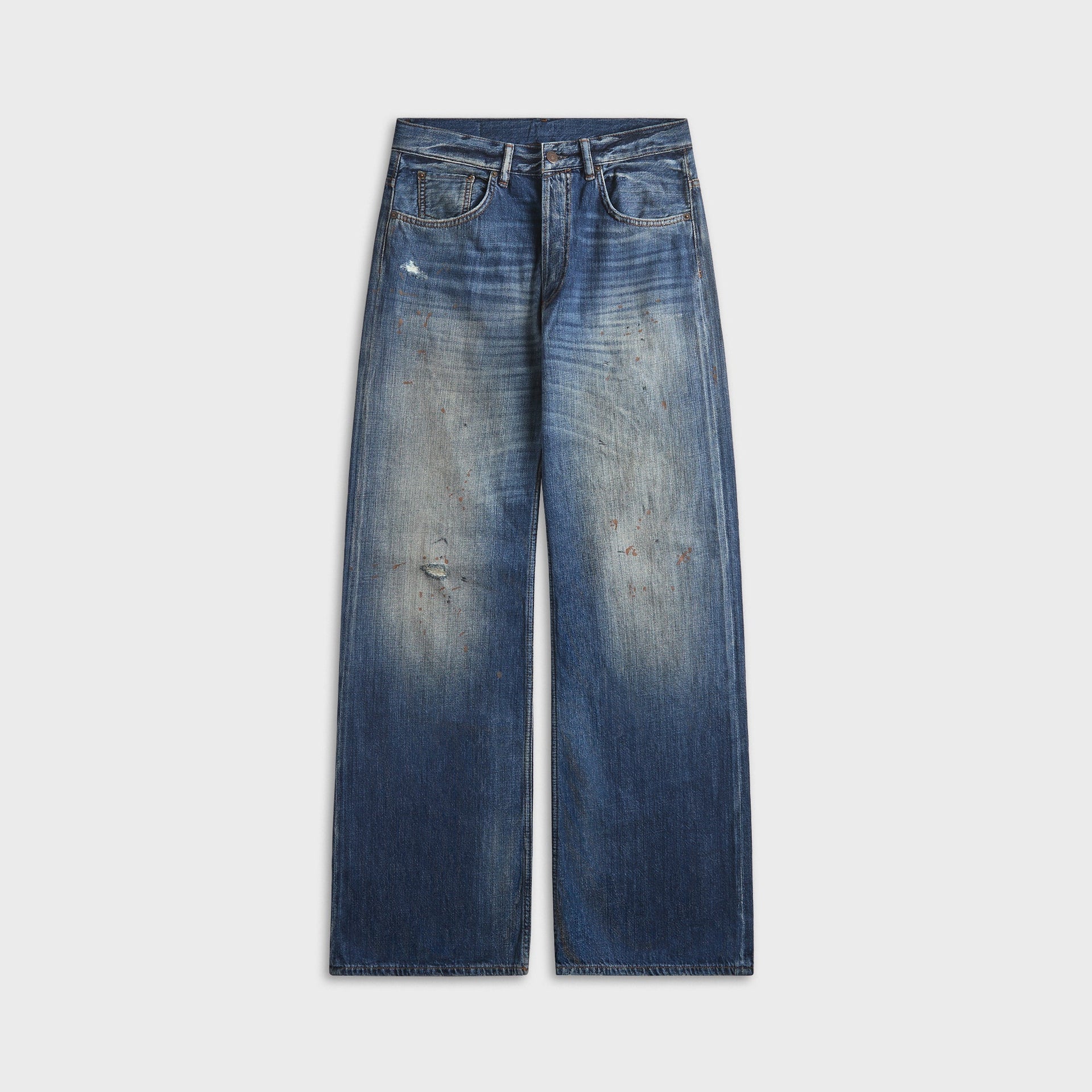 Acne Studios 2021M Regular Fit Jeans - Mid Blue
