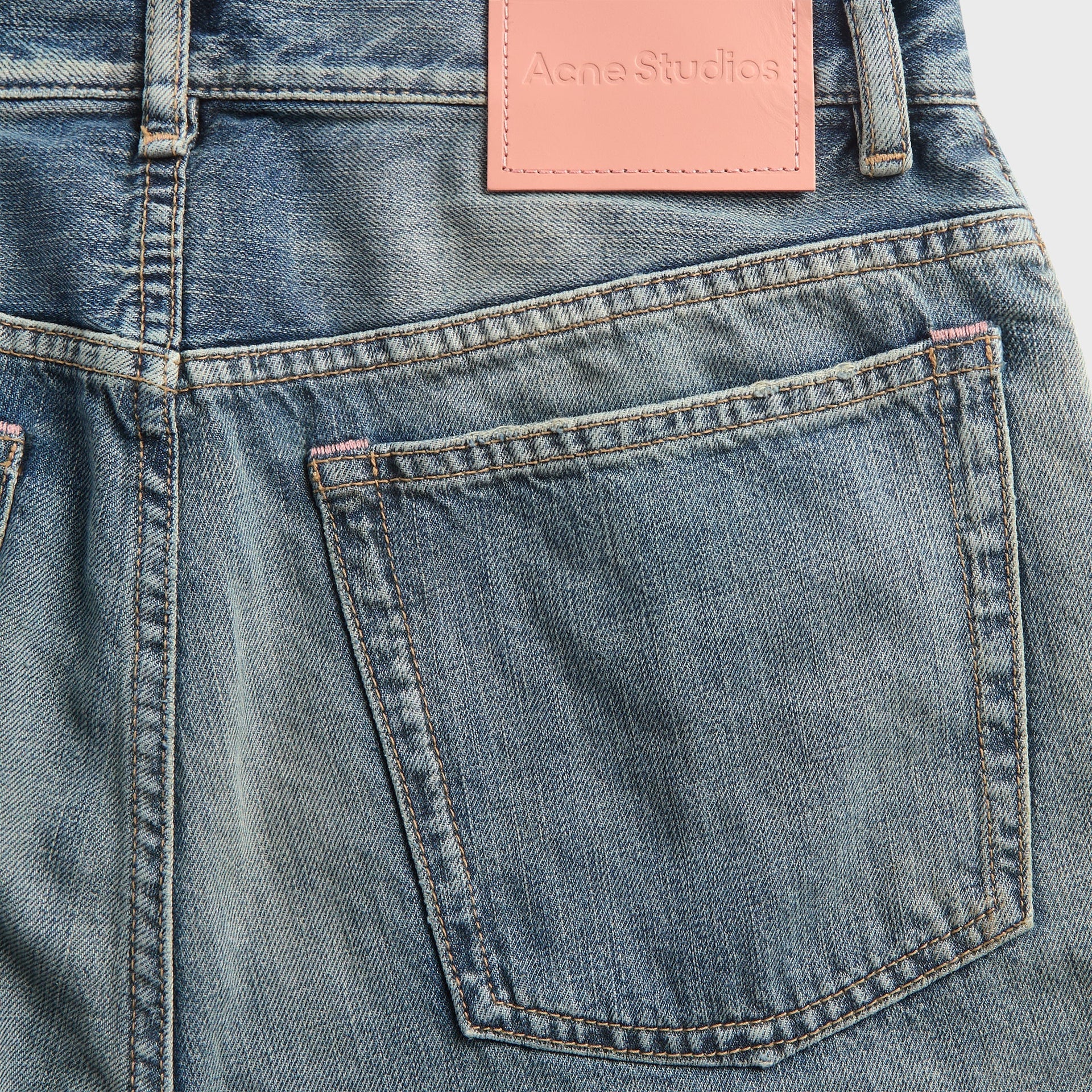 Acne Studios 2021M Regular Fit Jeans - Mid Blue