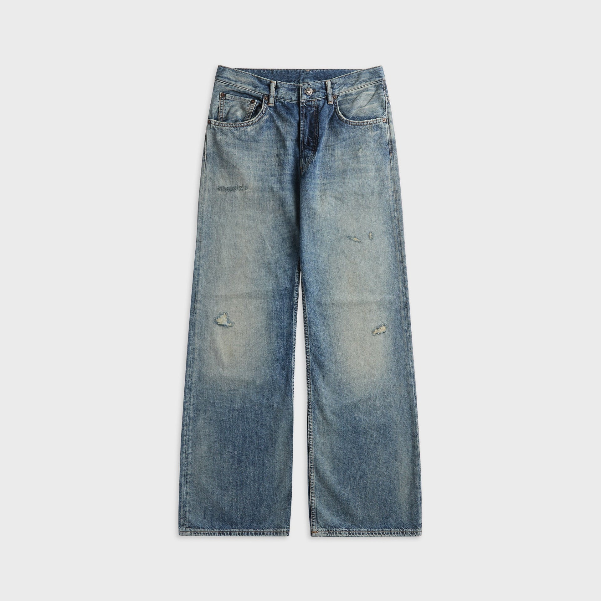 Acne Studios 2021M Regular Fit Jeans - Mid Blue