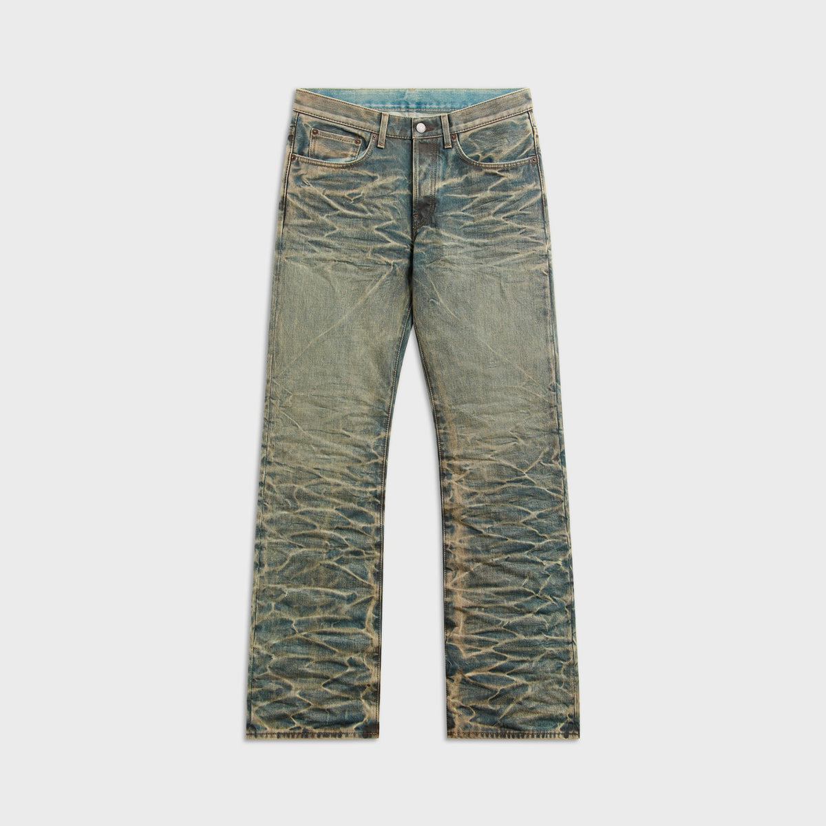 Acne Studios 2010M Regular Fit Jean - Mid Blue