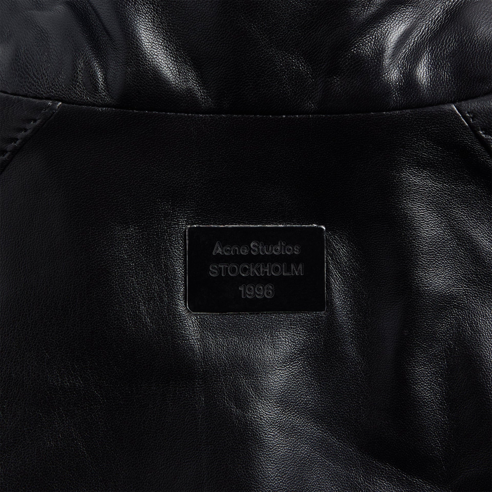 Acne Studios Leather Jacket - Black