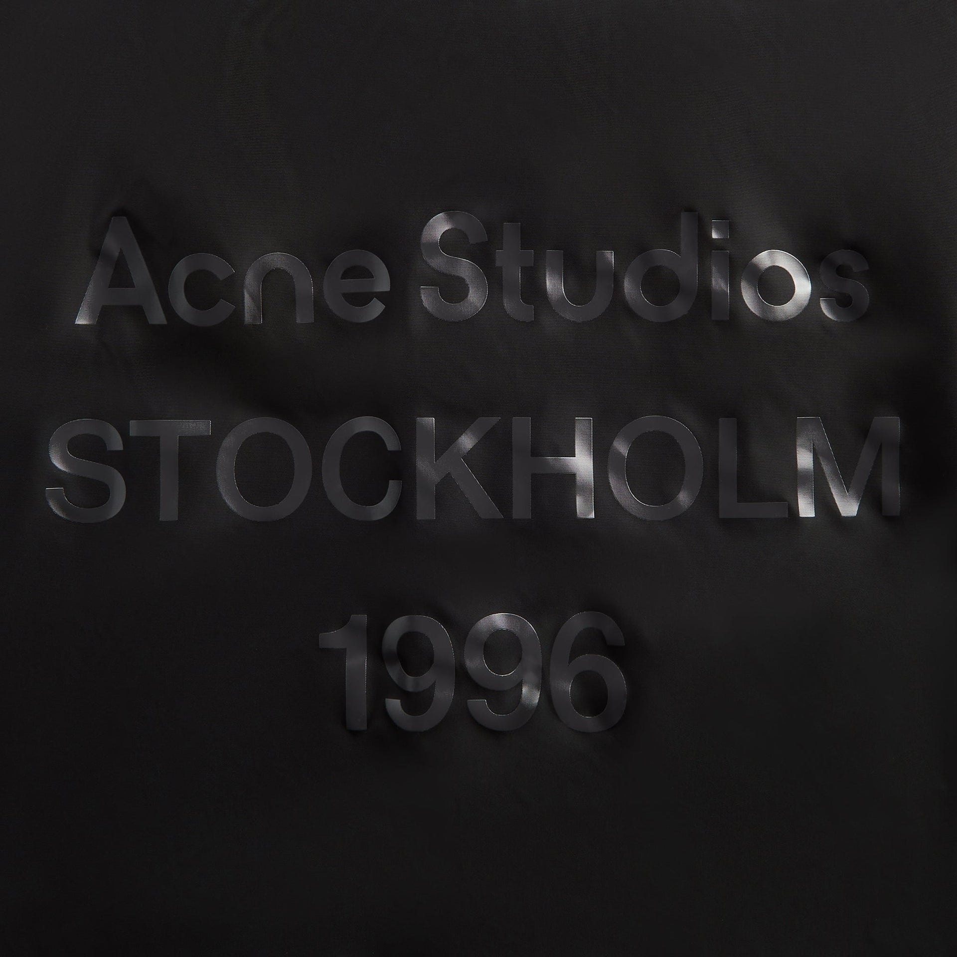 Acne Studios Lightweight Logo Jacket - Black