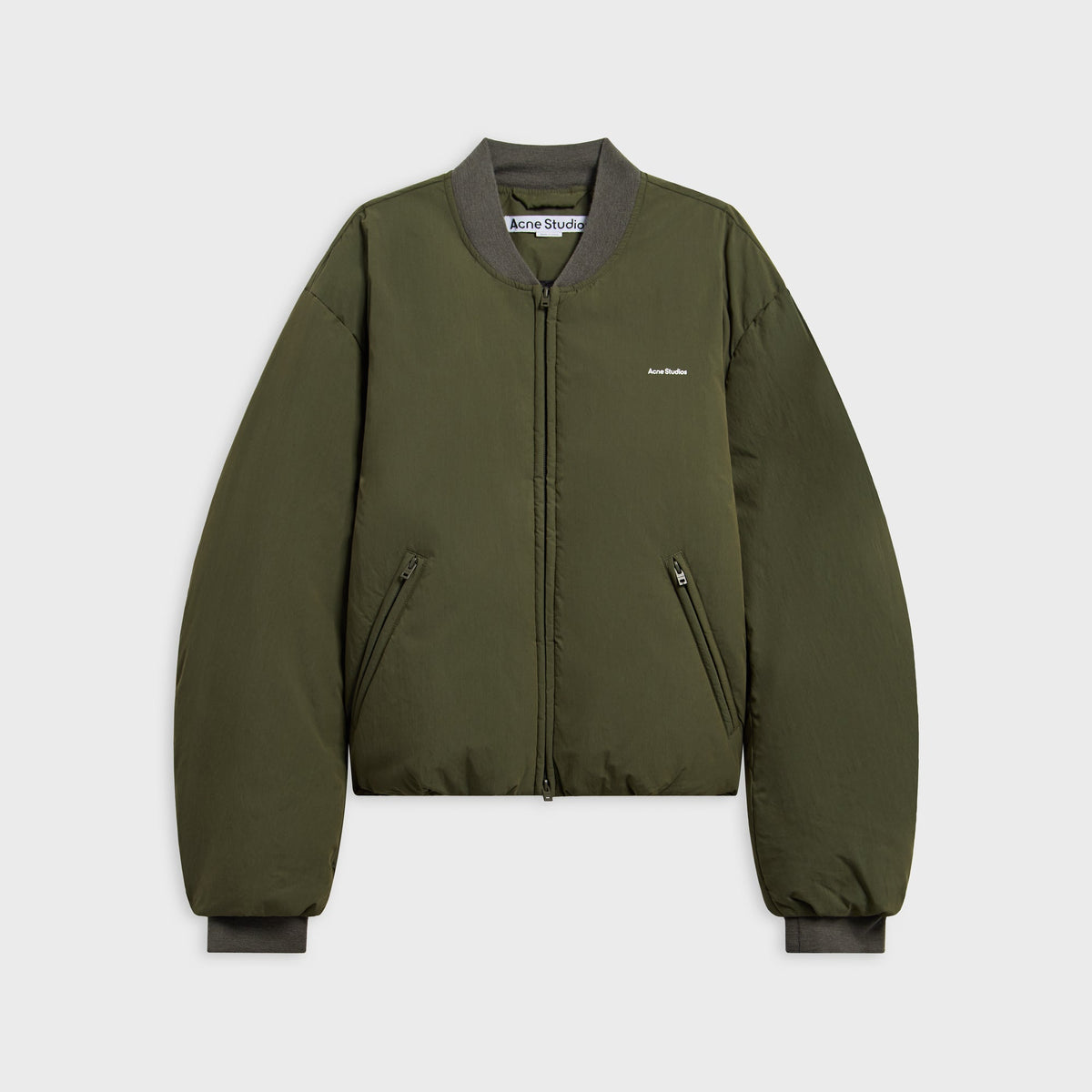 Acne Studios Down Bomber Jacket - Cedar Green
