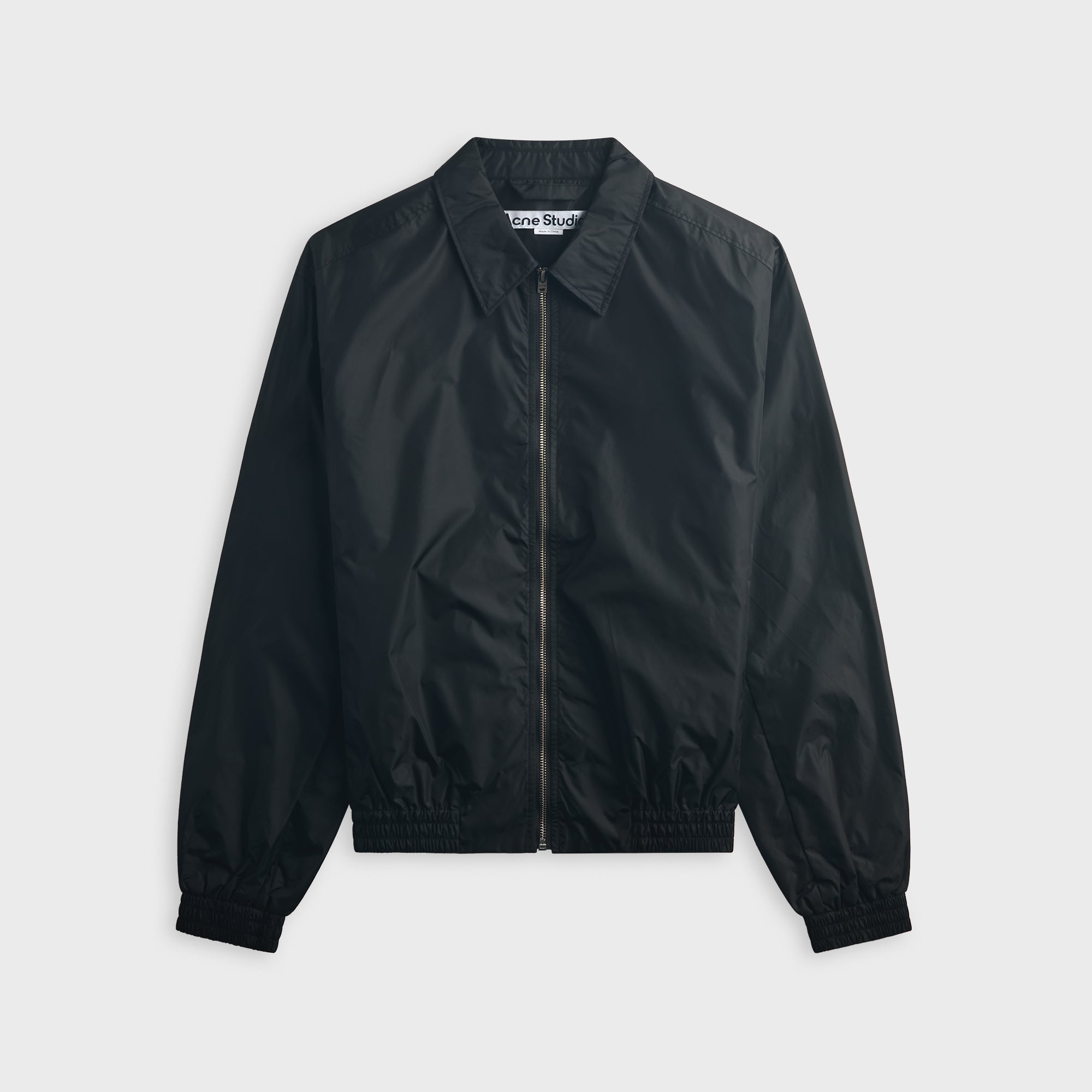 Acne Studios Lightweight Nylon Jacket - Black – Kith