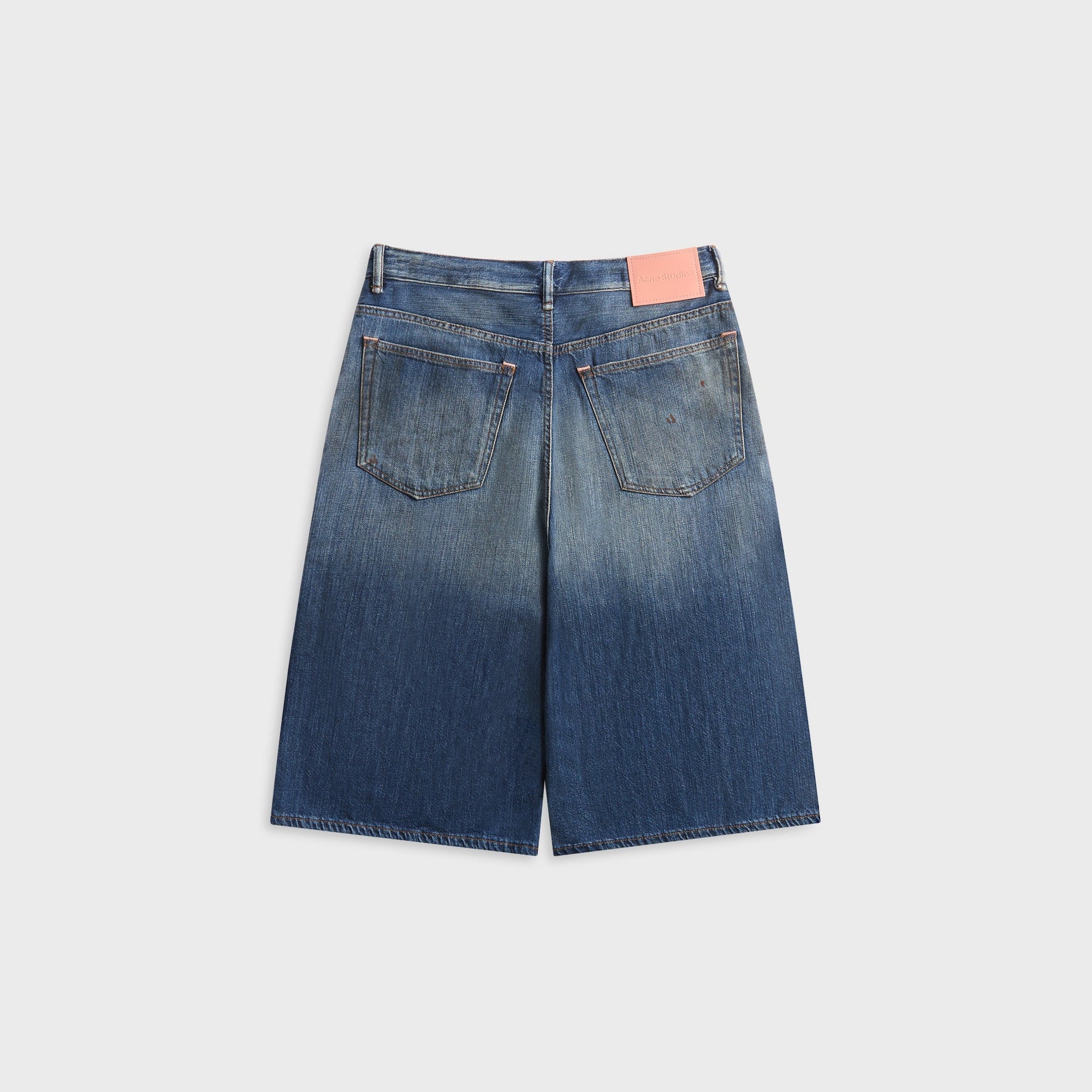 Acne Studios Baggy Denim Short - Mid Blue