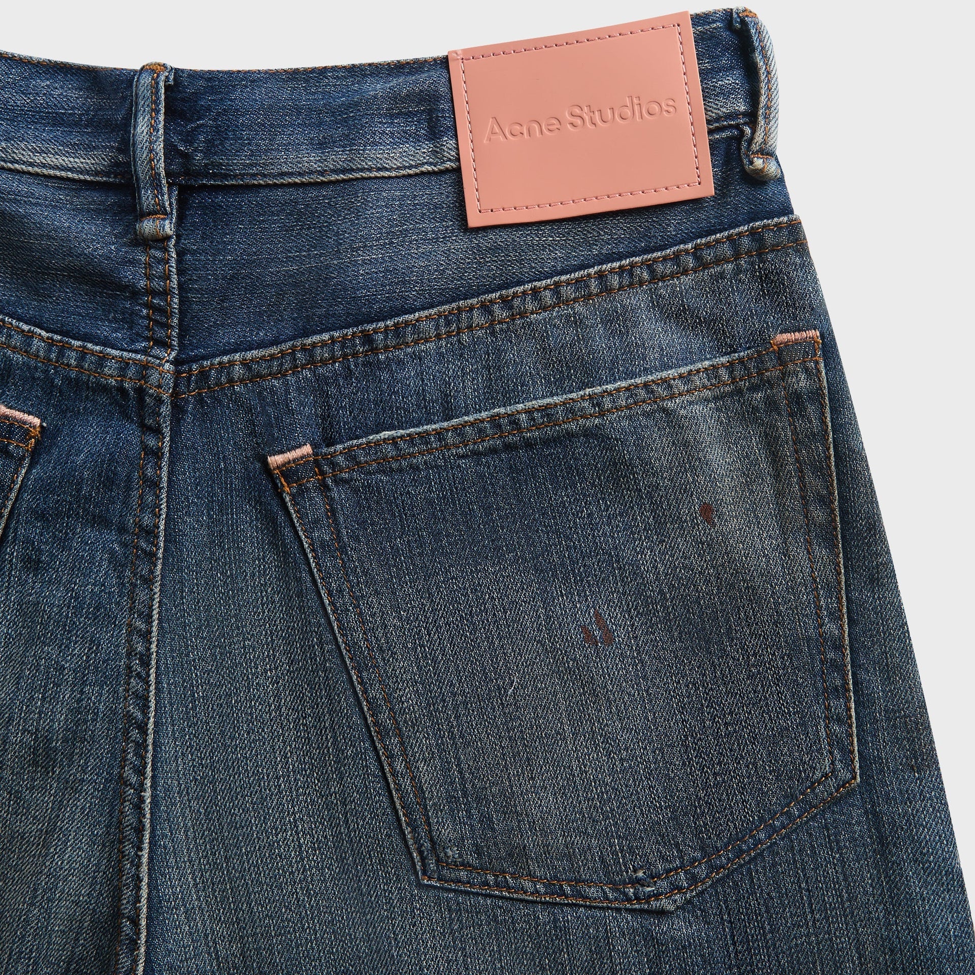 Acne Studios Baggy Denim Short - Mid Blue