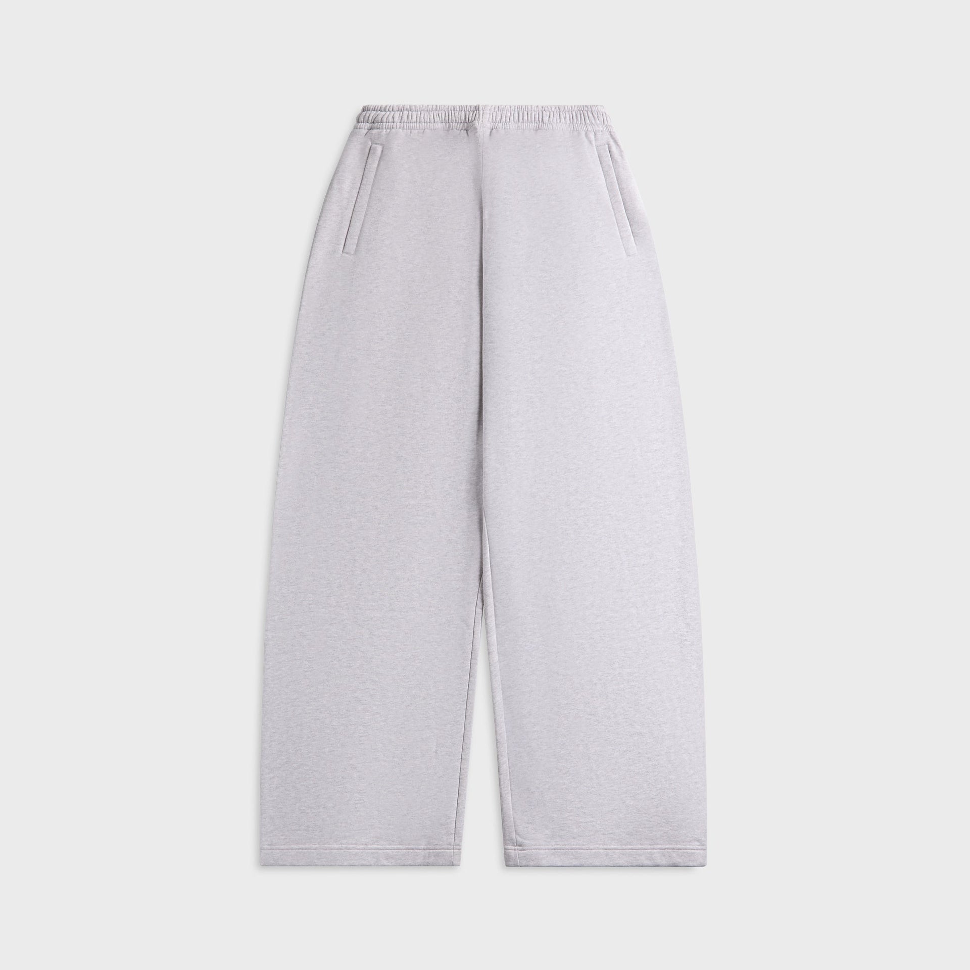 Acne Studios Fleece Logo Sweatpants - Pale Grey Melange
