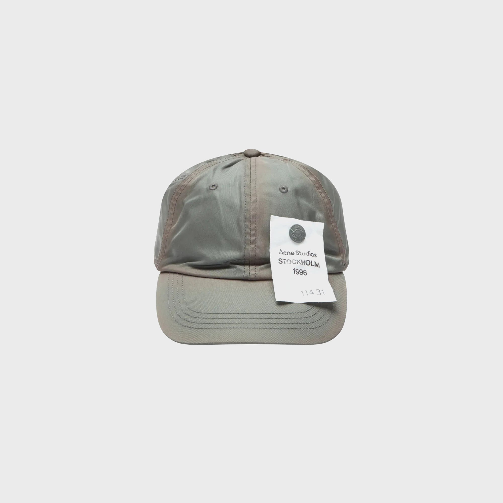 Acne Studios Baseball Cap - Stone Grey – Kith
