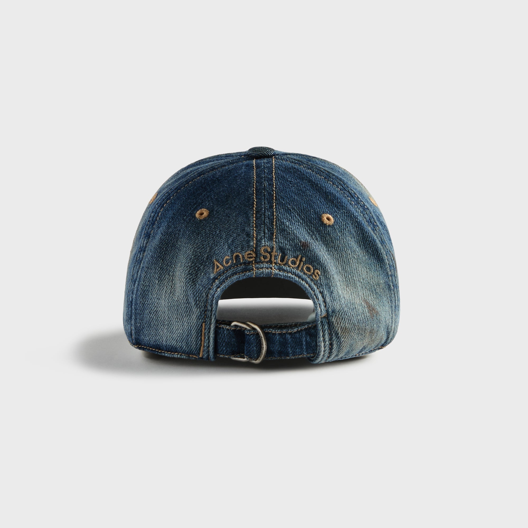 Acne Studios Embroidered Logo Cap - Mid Blue – Kith