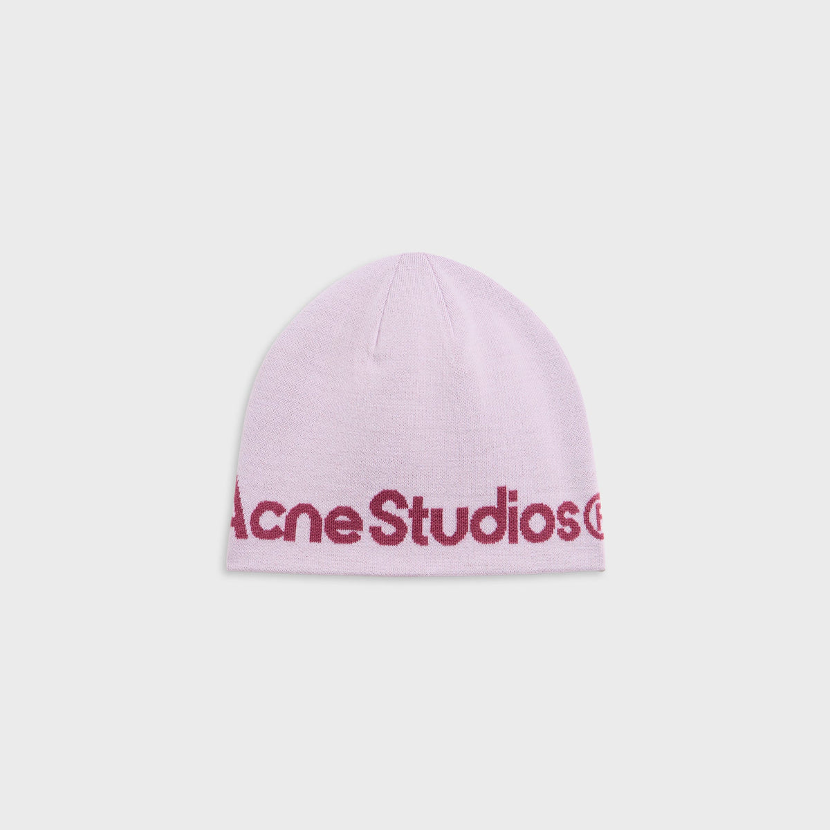 Acne Studios Wool Knit Beanie - Pink / Purple