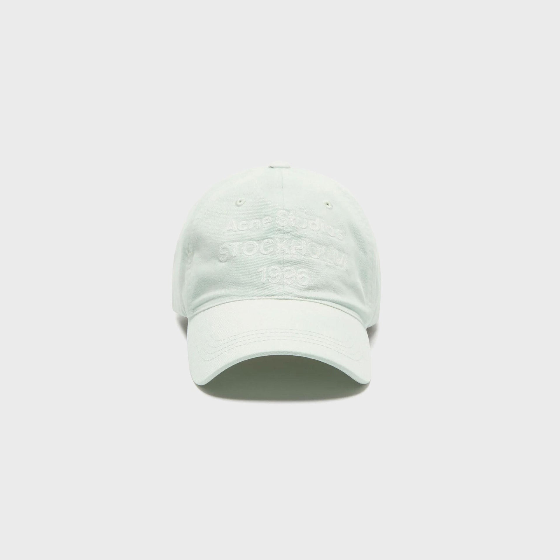 White crewneck t-shirt on Kith hanger, front view with woven &Kin neck label