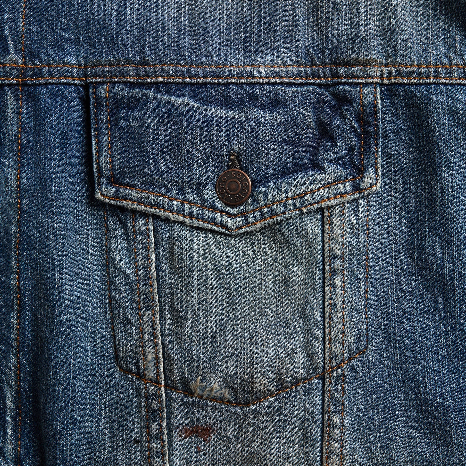 Acne Studios Denim Jacket - Mid Blue