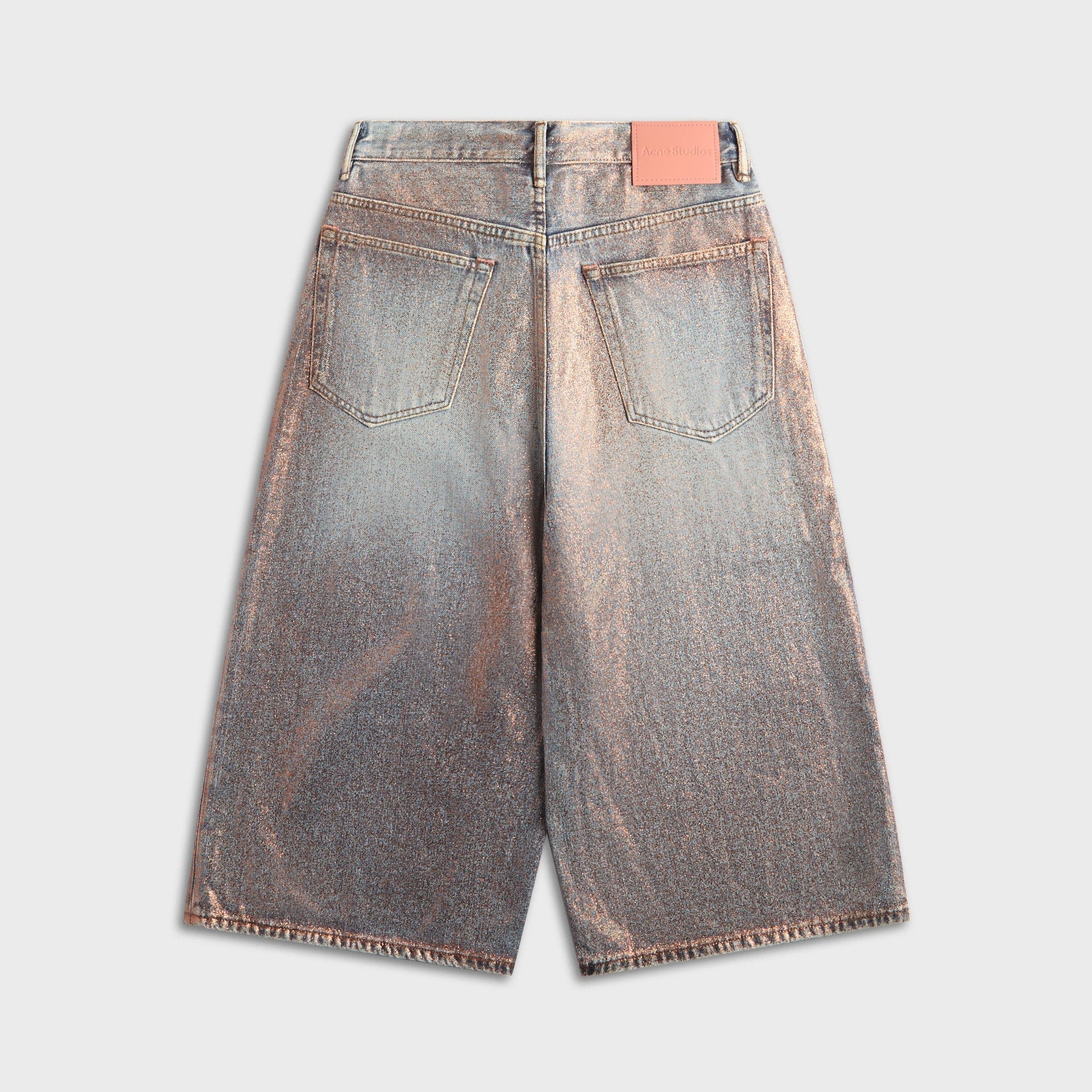 Acne Studios Denim Short - Rose Copper / Light Blue