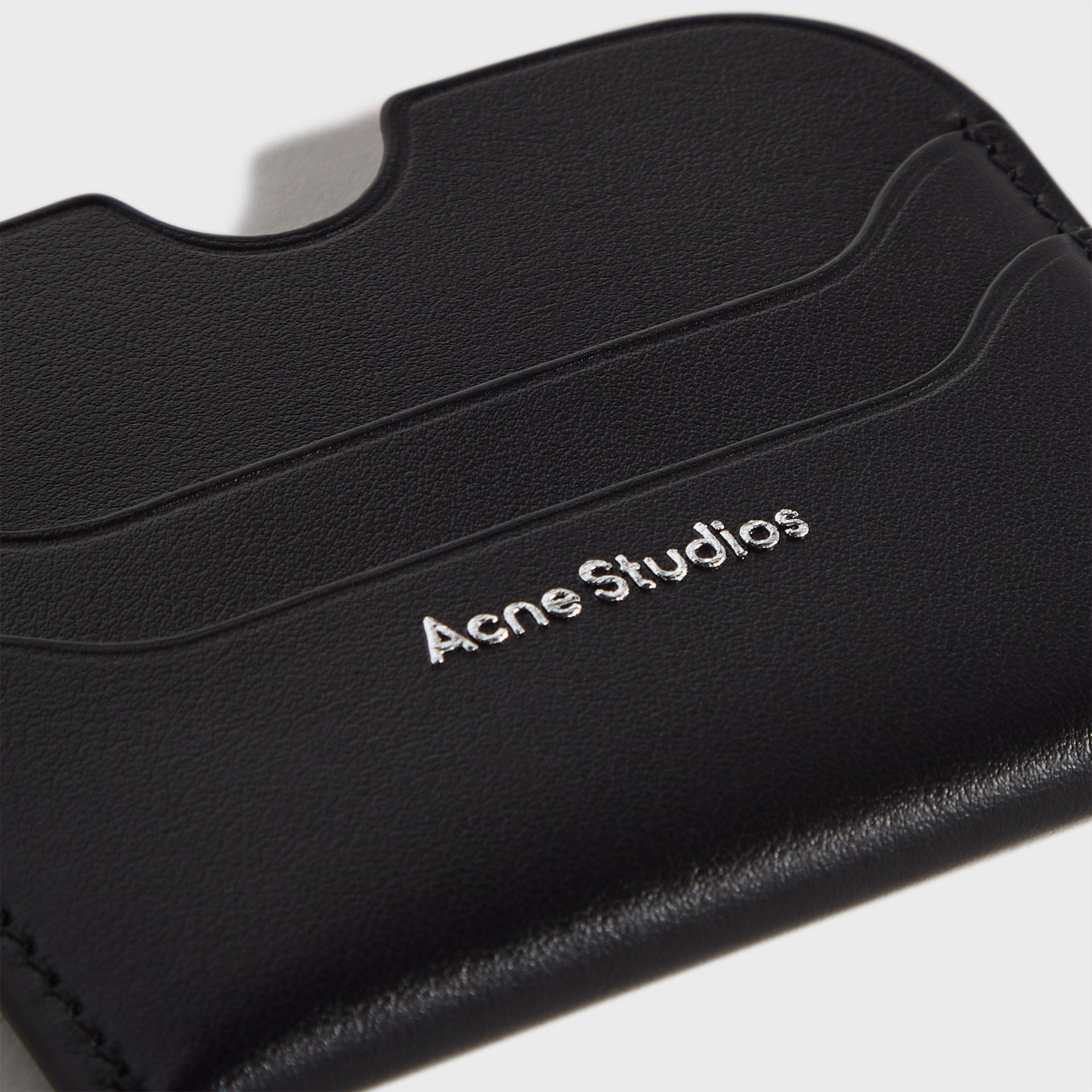 Acne Studios Leather Card Holder - Black