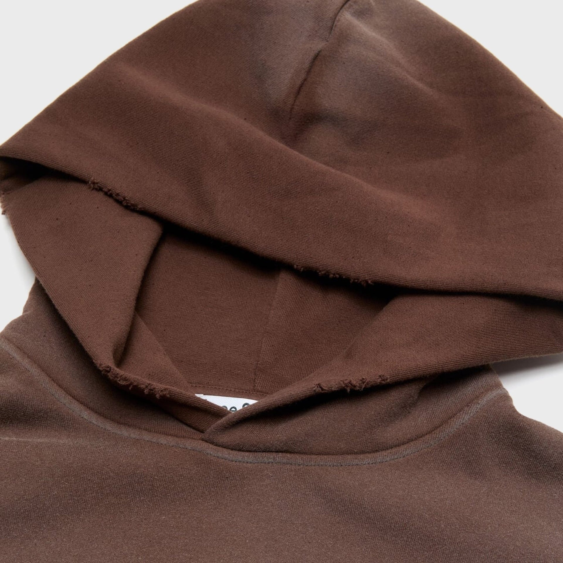 Acne Studios Fleece Logo Hoodie - Chocolate Brown