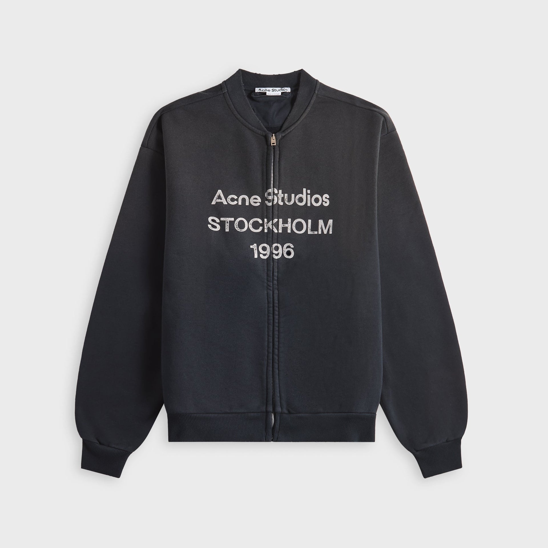 Acne Studios Zip-up Sweater - Black