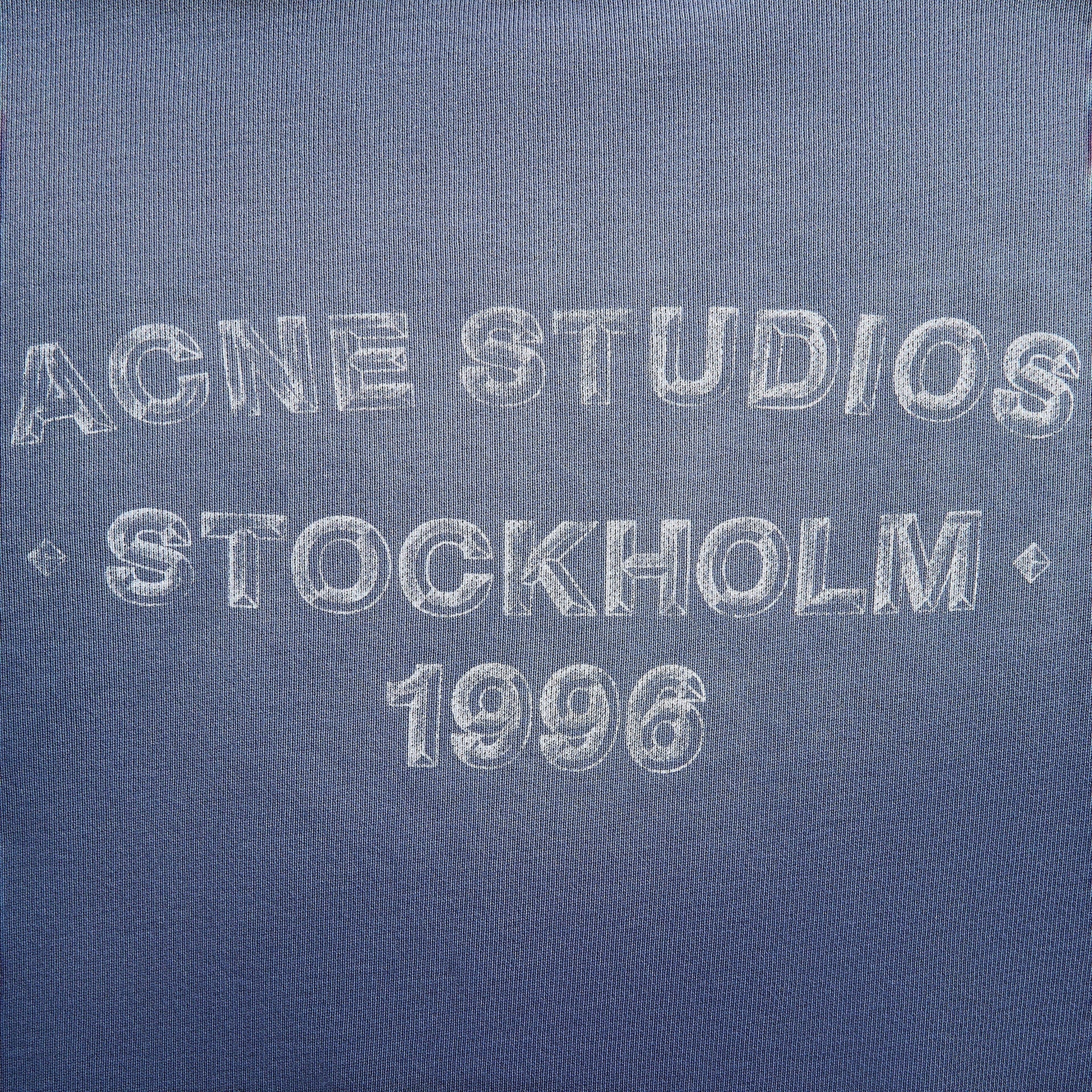 Acne Studios Sprayed Logo Sweatshirt - Navy