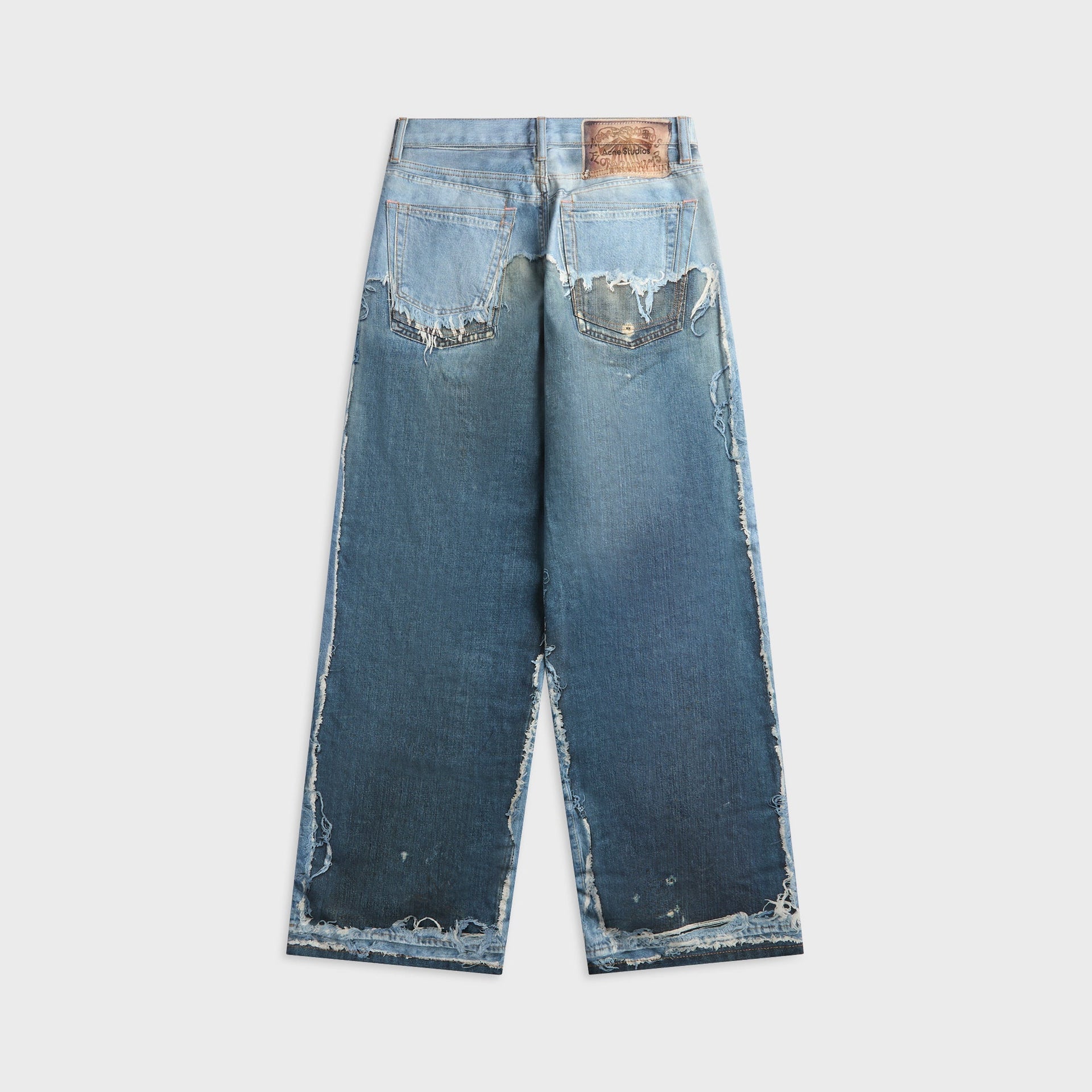 Acne Studios 1981 Trompe L’oeil Jeans - Mid Blue