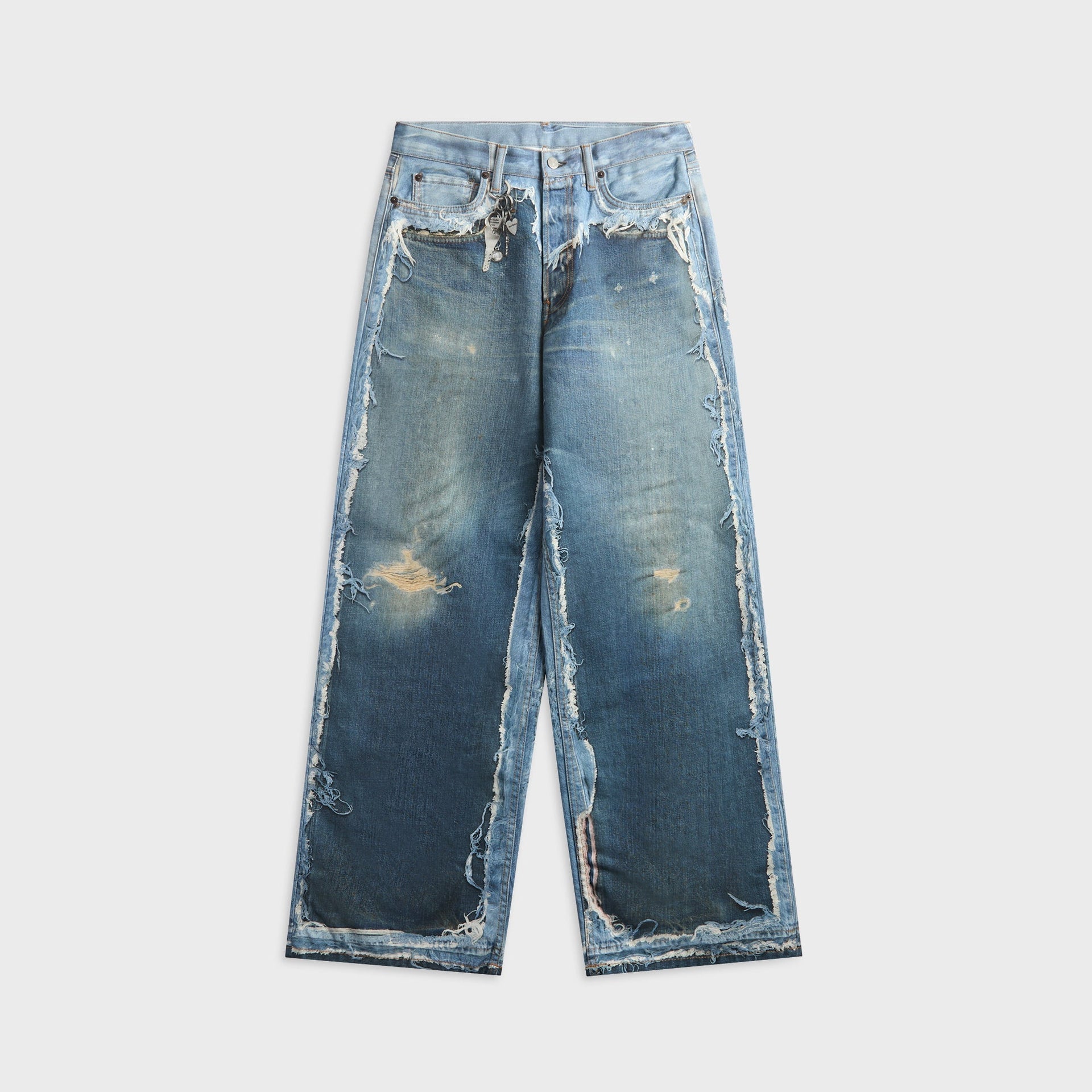 Acne Studios 1981 Trompe L’oeil Jeans - Mid Blue