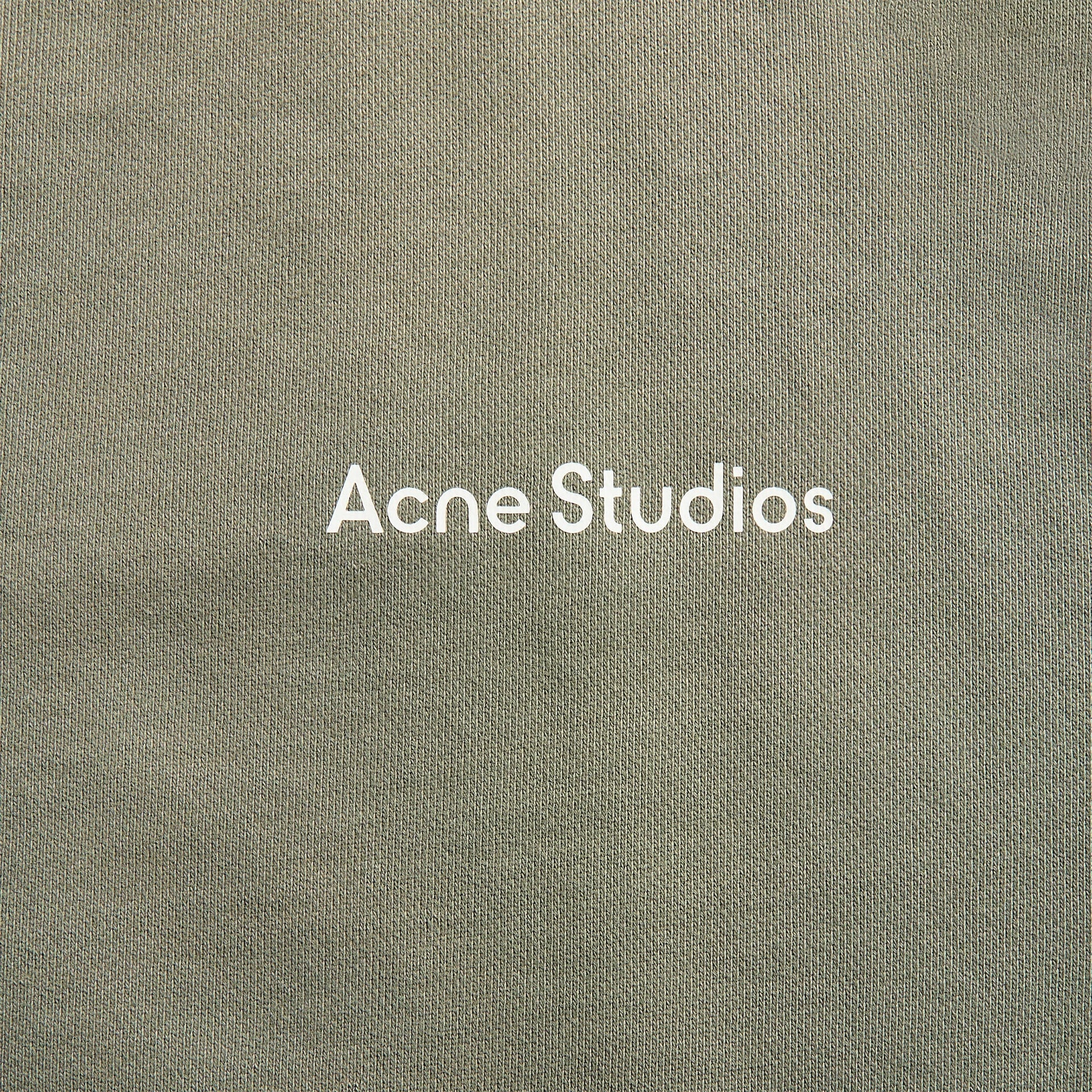Acne Studios Mended Fleece Hoodie - Slate Grey