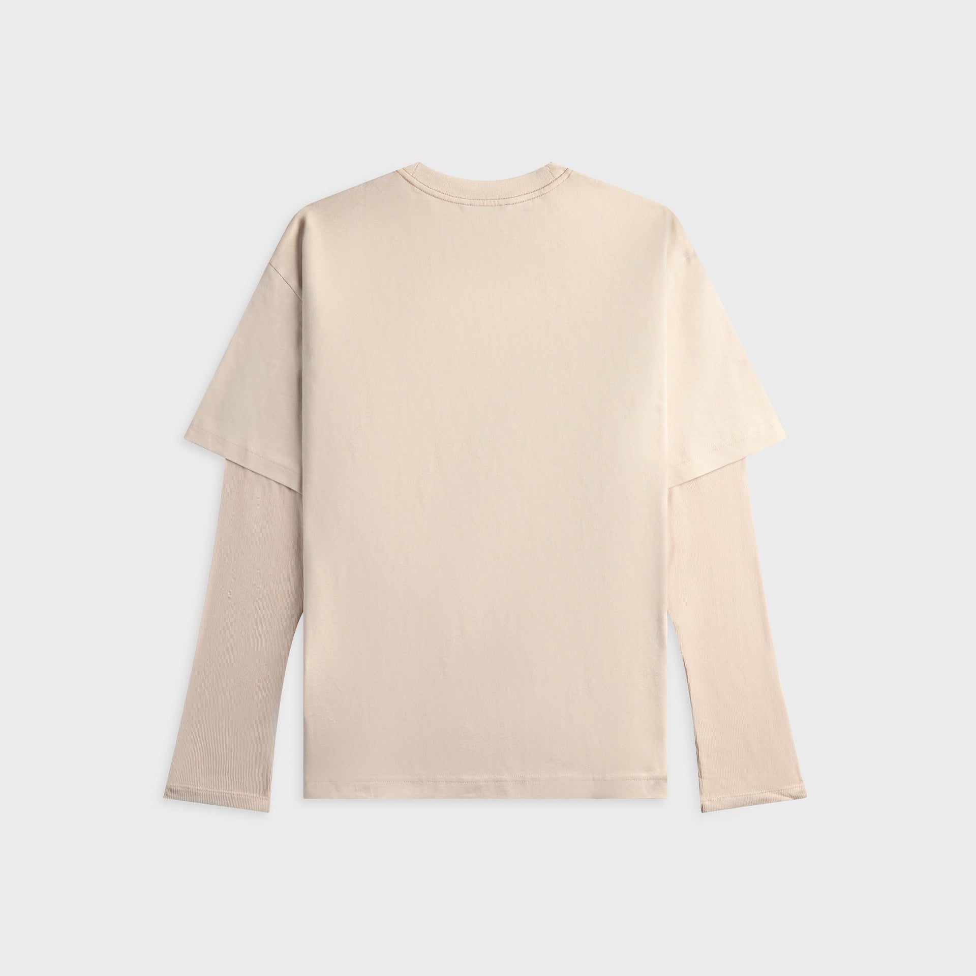 Acne Studios Layered Graphic Tee - Warm Beige