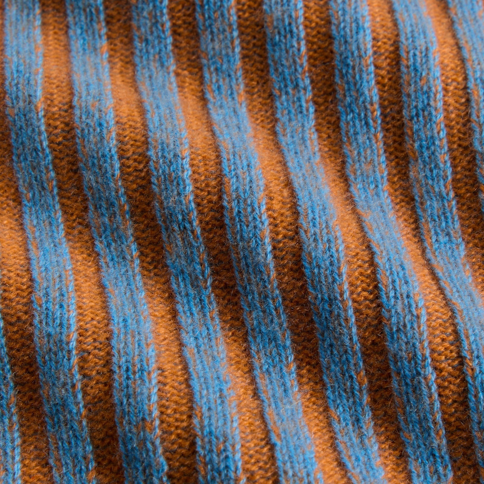 ADRIAN CASHMERE Court Ribbed Track Pant - Orange