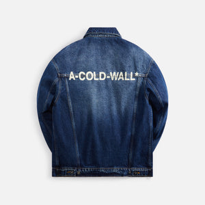 A-Cold-Wall* Vintage Wash Denim Jacket - Blue