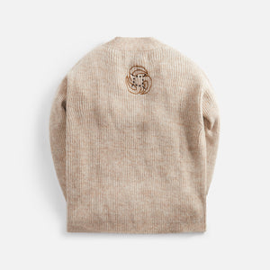 Adish Wool-Alpca Blend Quors Cardigan - Beige