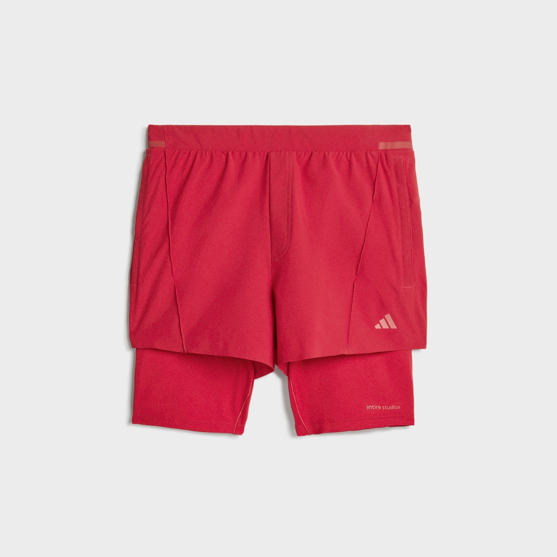 adidas x Entire Studios D4T Training 2-in-1 Short - Active Maroon