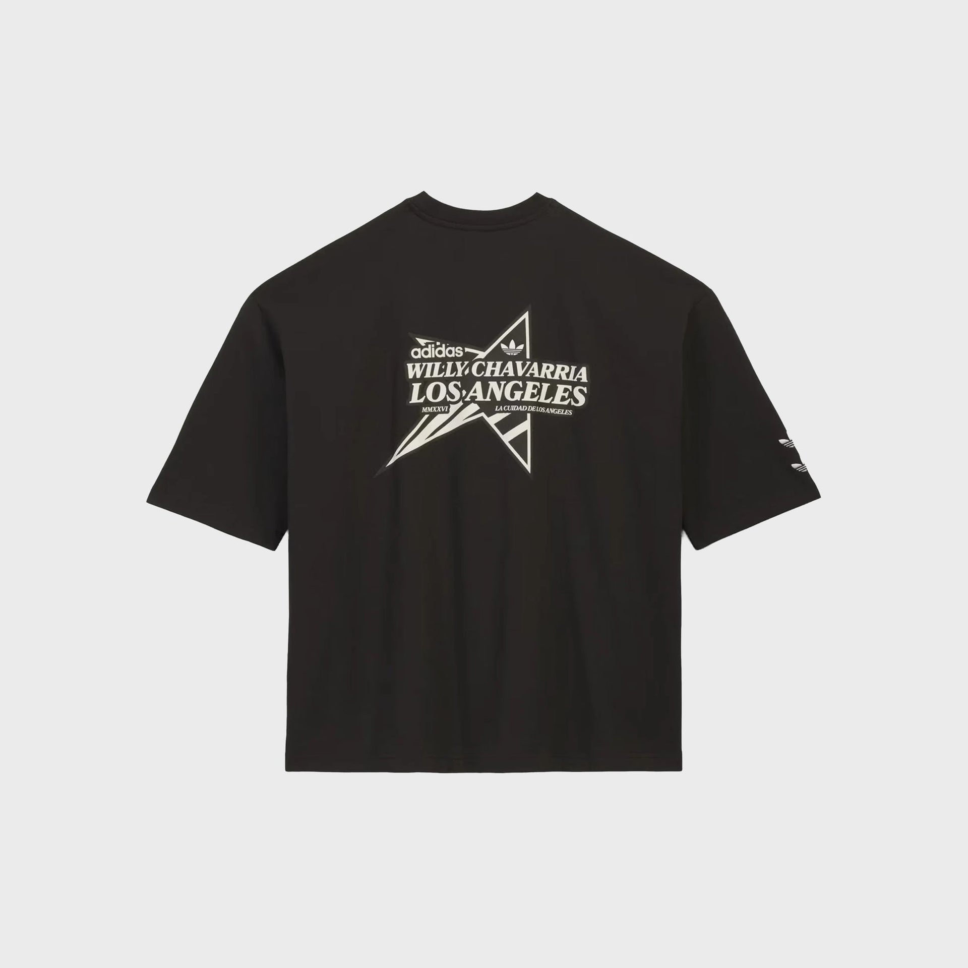 adidas x Willy Chavarria Star Logo Short Sleeve Tee - Black