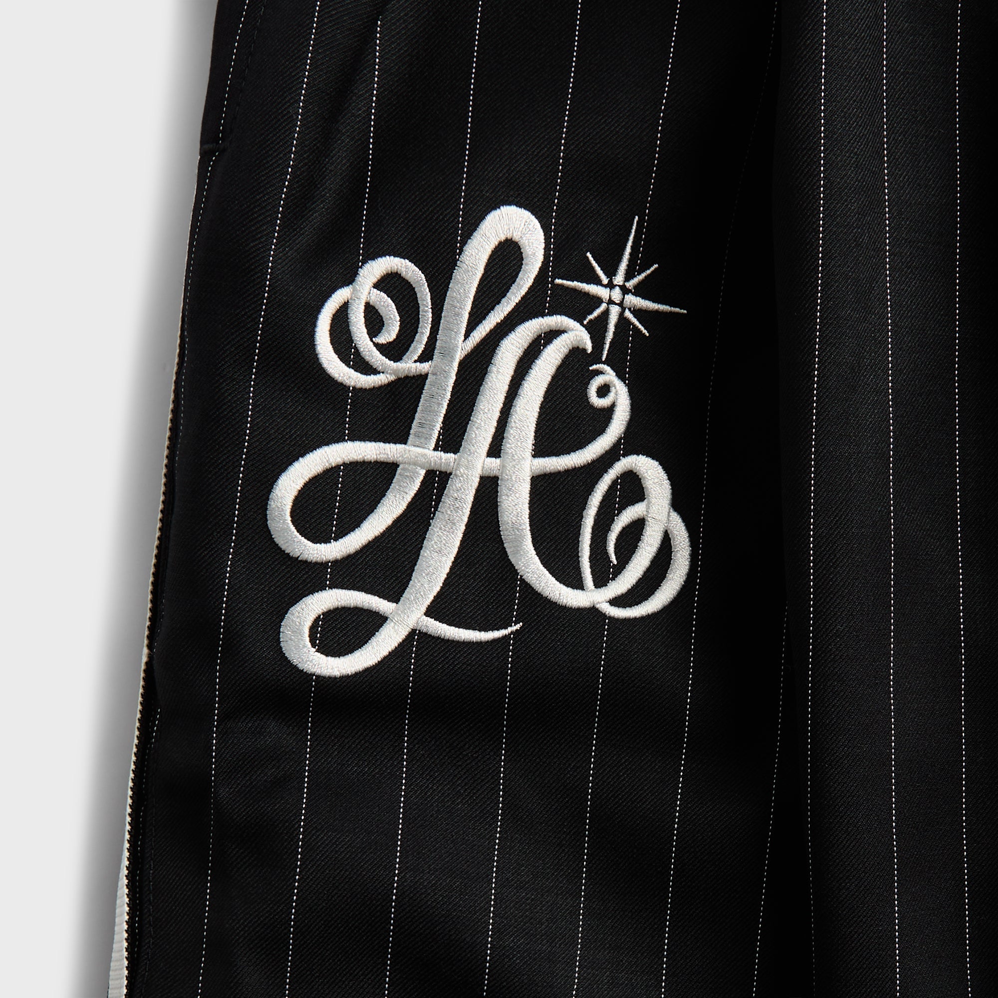 adidas x Willy Chavarria Pinstripe Long Short - Black – Kith