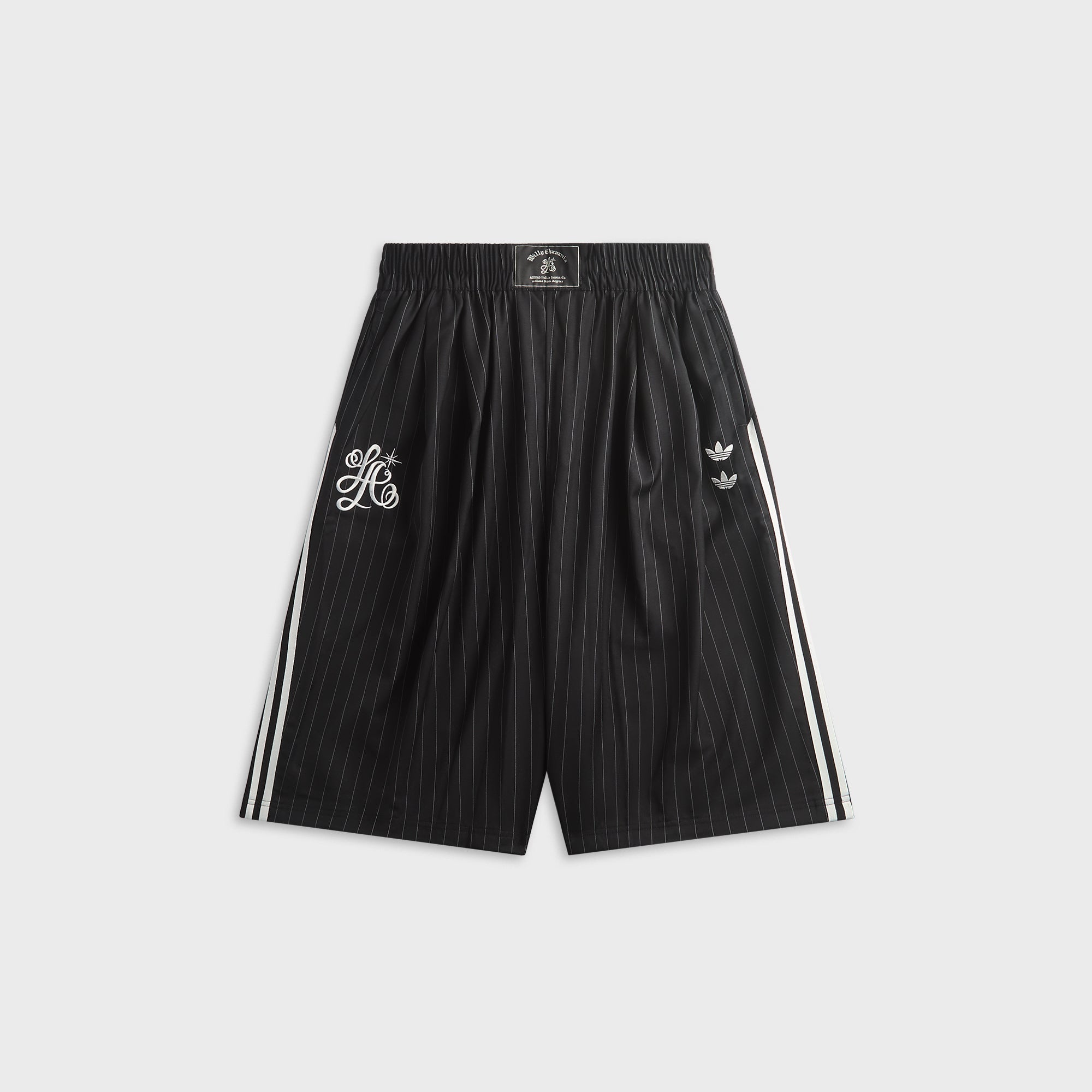 adidas x Willy Chavarria Pinstripe Long Short - Black – Kith