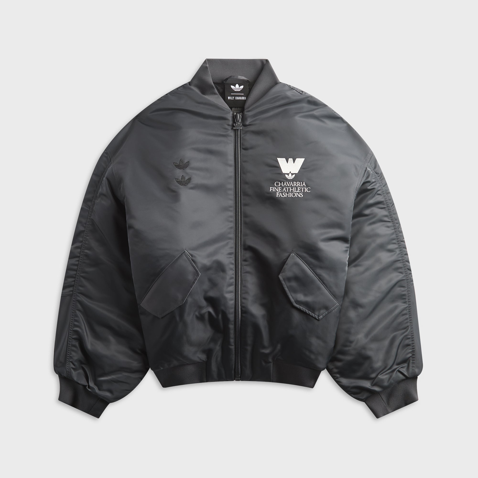 adidas x Willy Chavarria Bomber Jacket - Grey – Kith