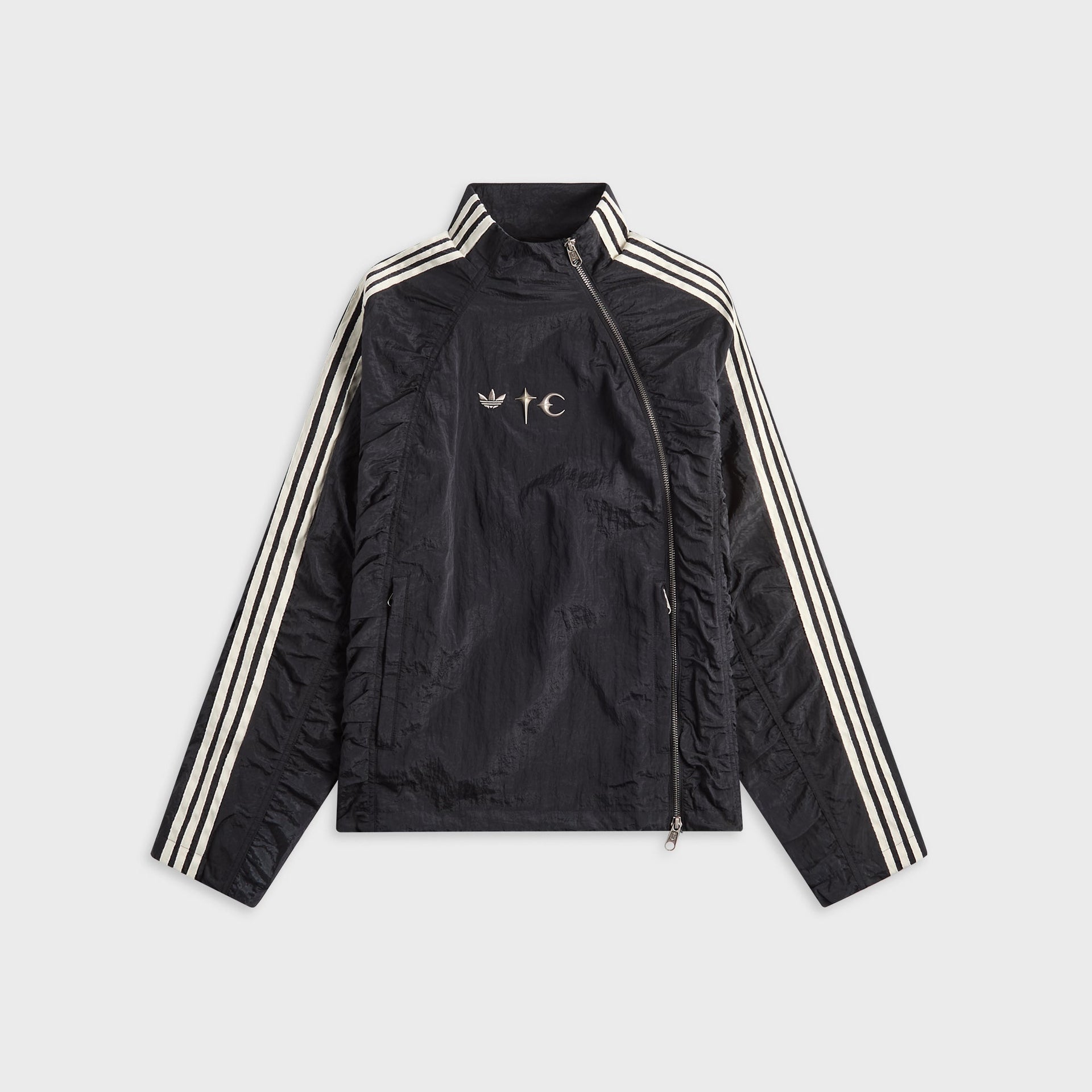 adidas x Thug Club Teamgeist Woven Track Top - Black / Silver Metallic