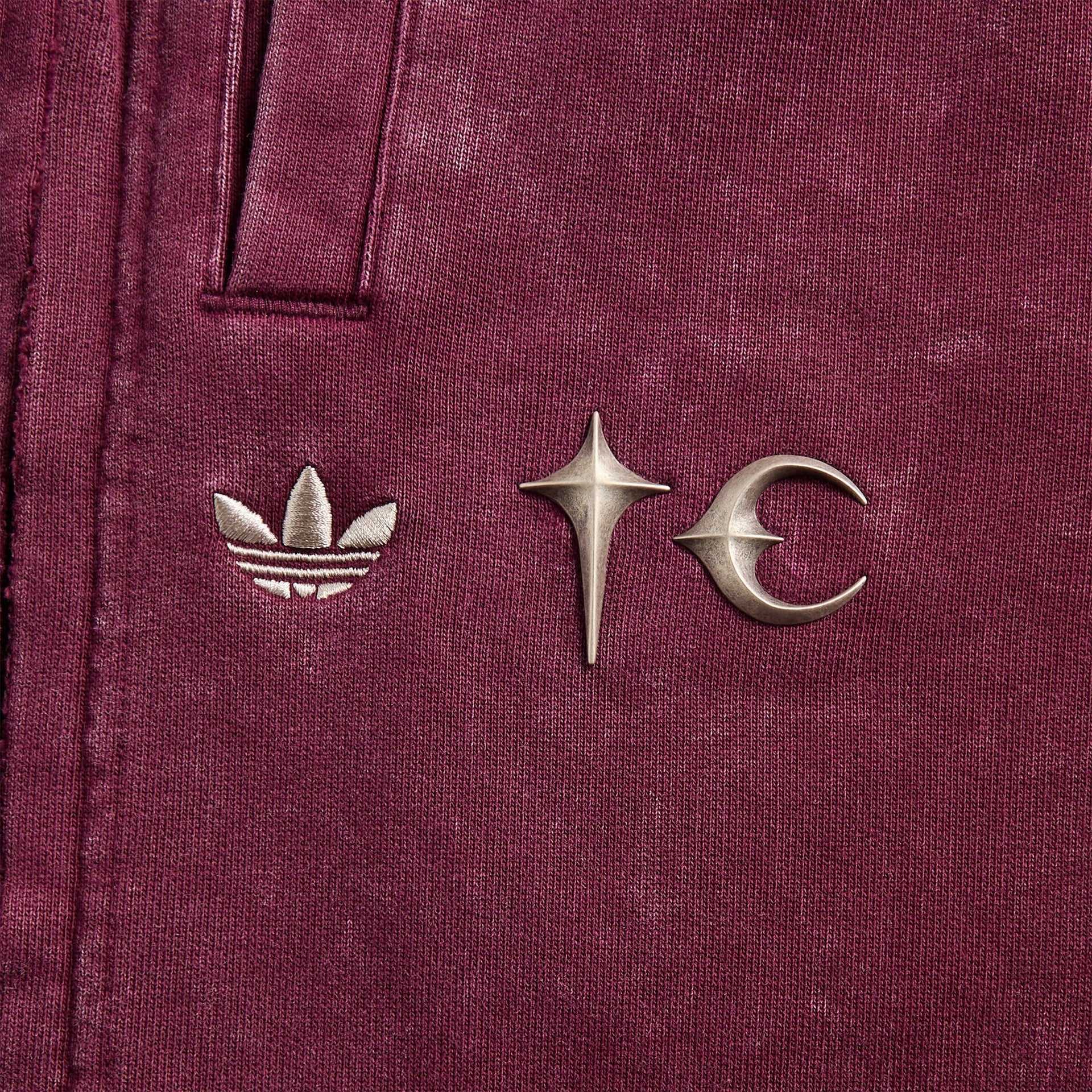 adidas x Thug Club Teamgeist Sweat Pant - Maroon