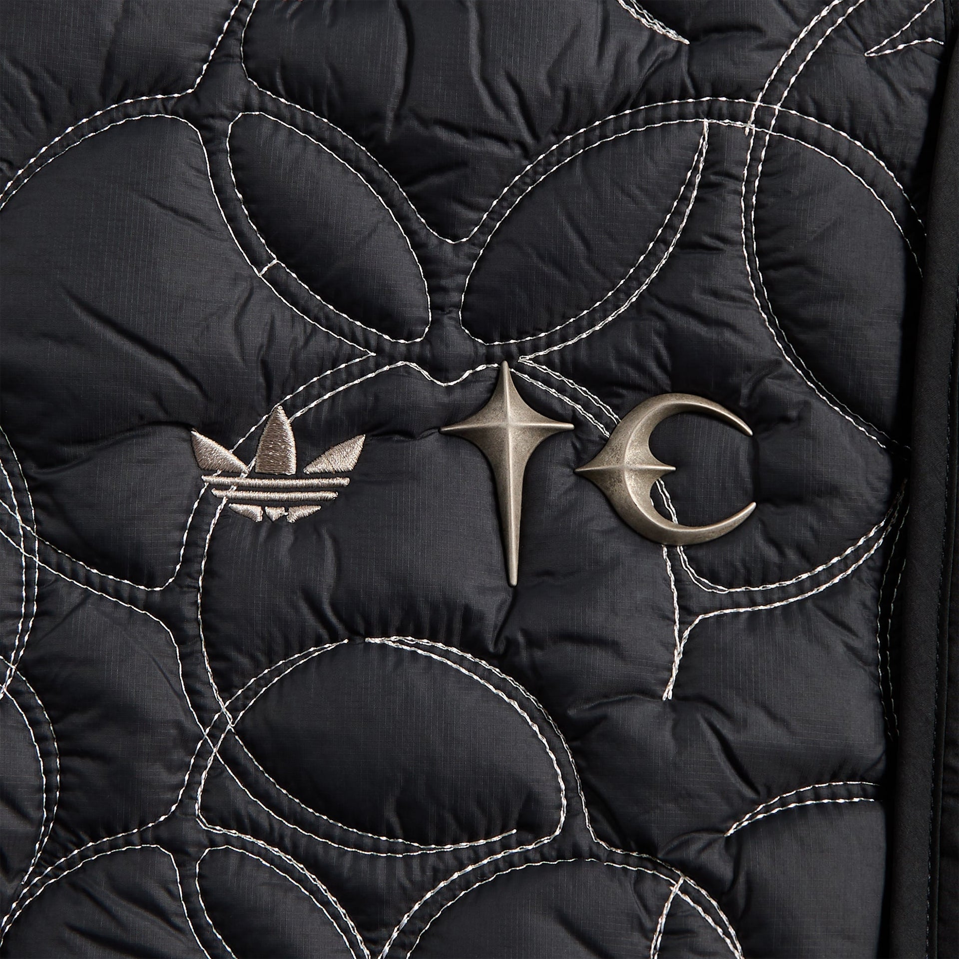 adidas Thug Club Padded Liner - Black / Silver Metallic