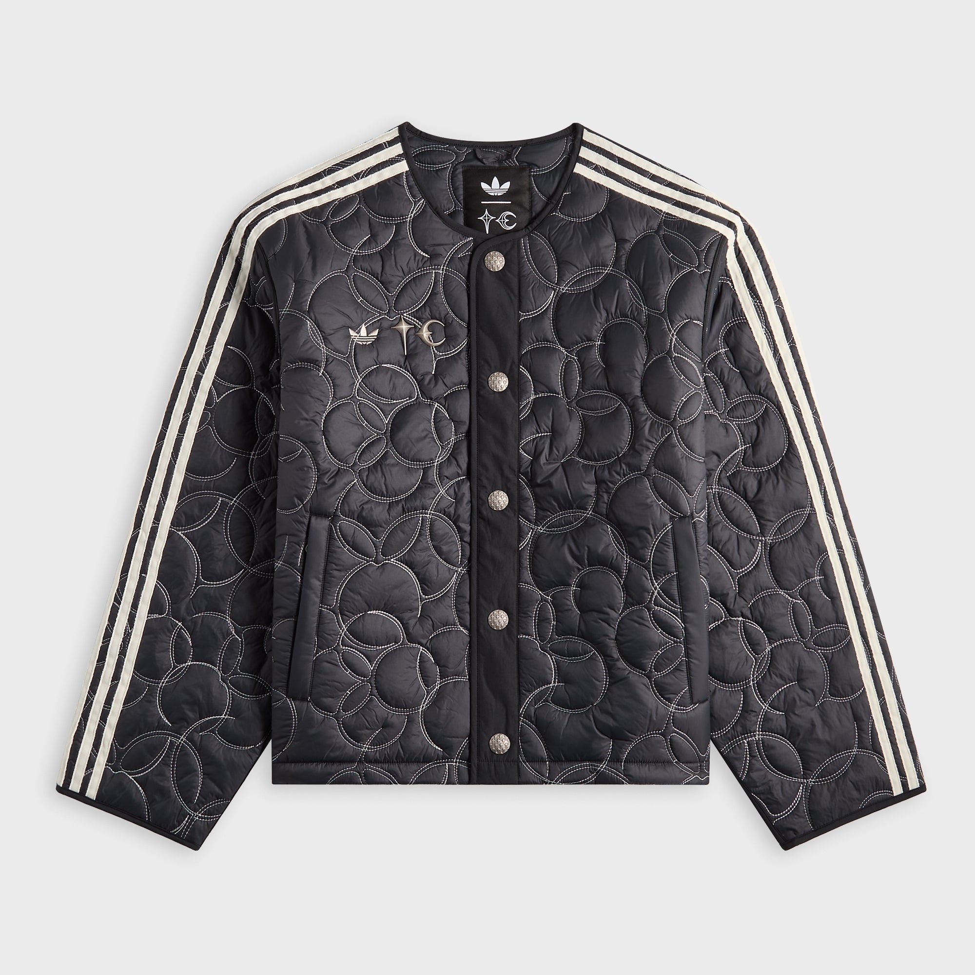 adidas Thug Club Padded Liner - Black / Silver Metallic – Kith adidas Thug Club Padded Liner - Black / Silver Metallic – Kith