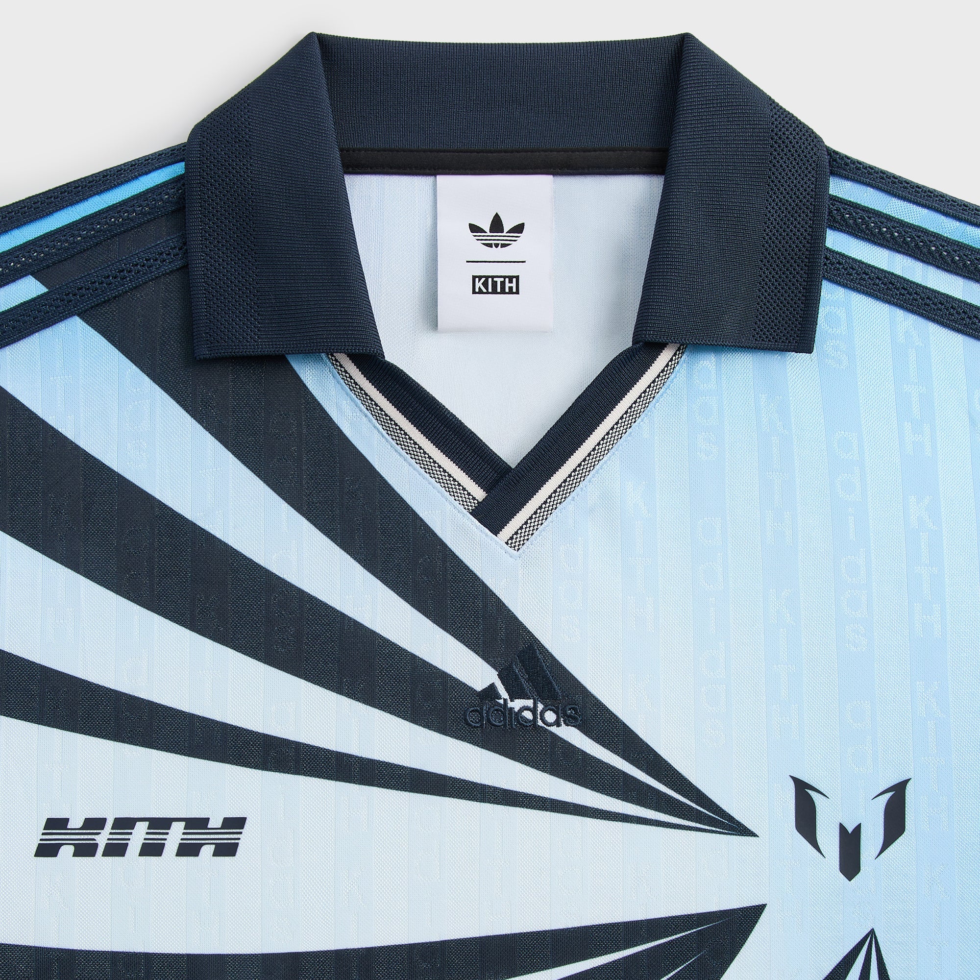 Kith & Messi for adidas Football Blue Goalkeeper Long Sleeve Tee - Blu